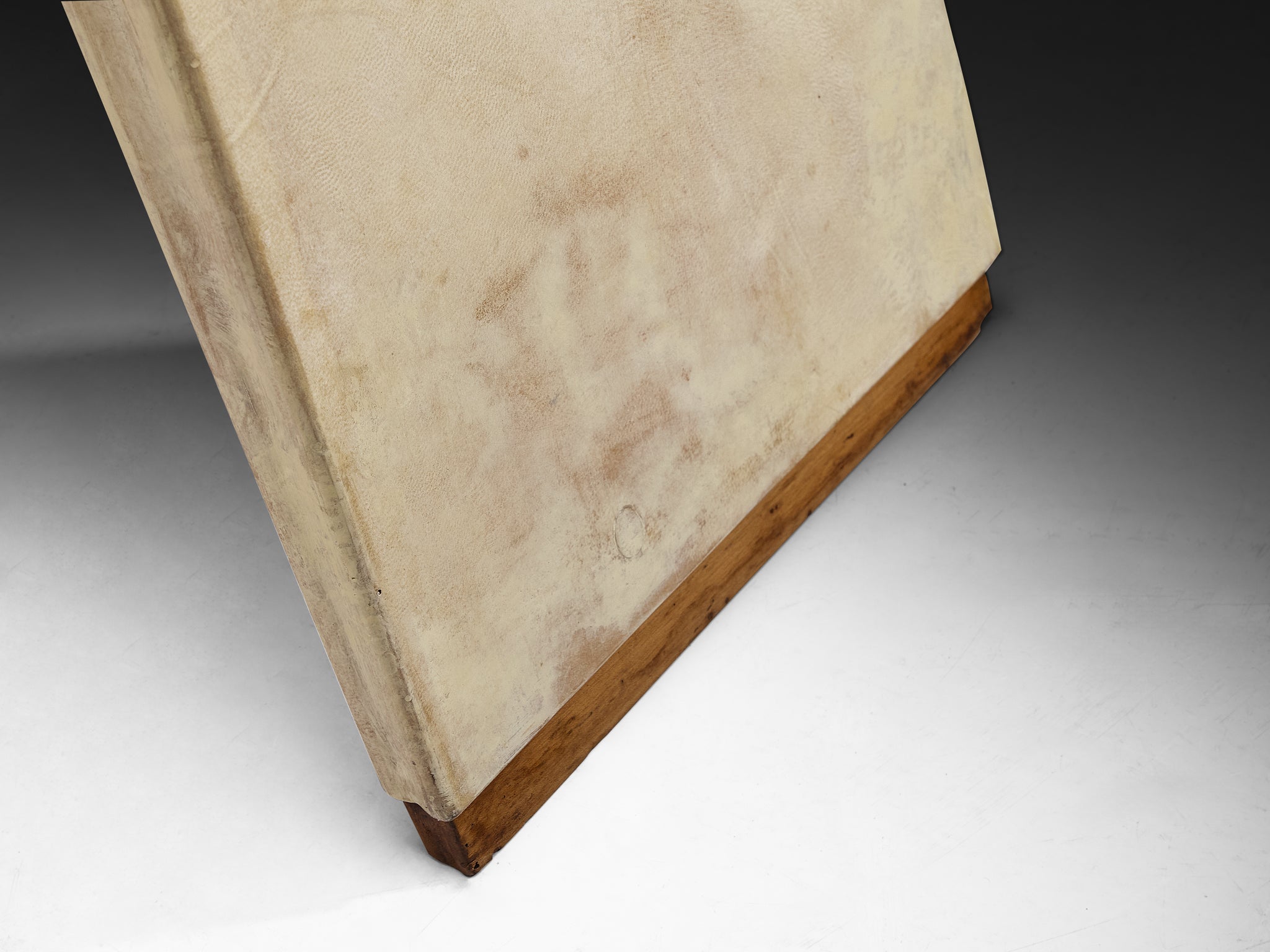 Valzania Italian Art Deco Console Table in Parchment Tables Morentz