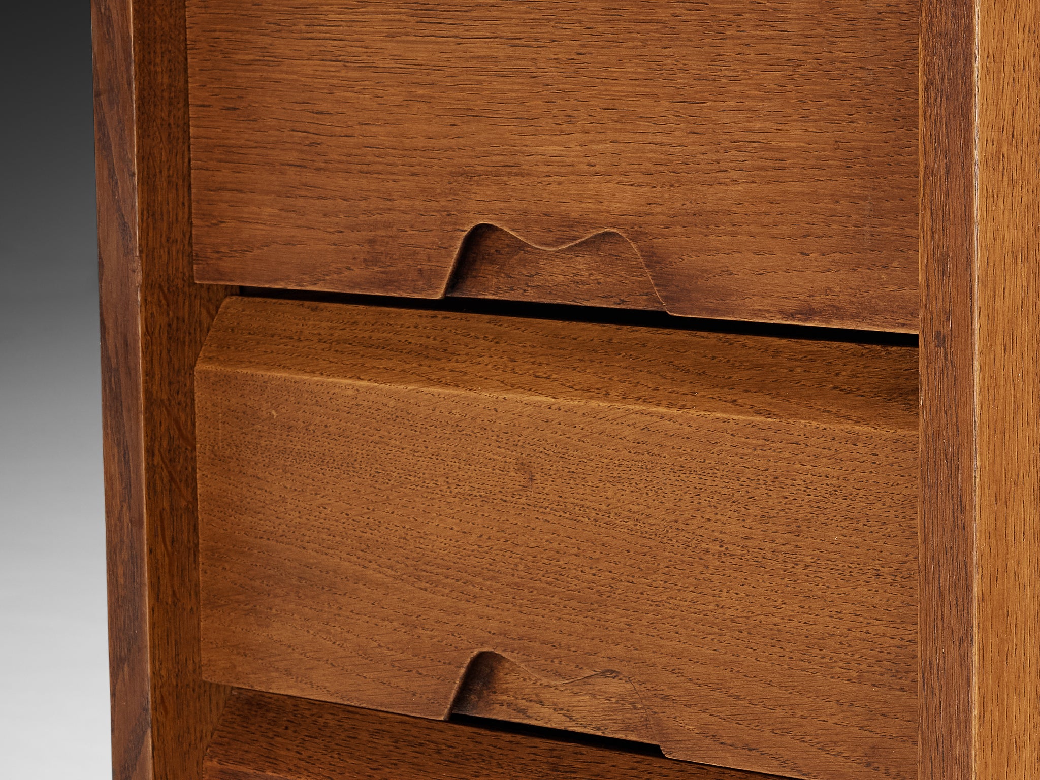 Guillerme & Chambron for Votre Maison Writing Desk in Oak and Leather Tables Morentz