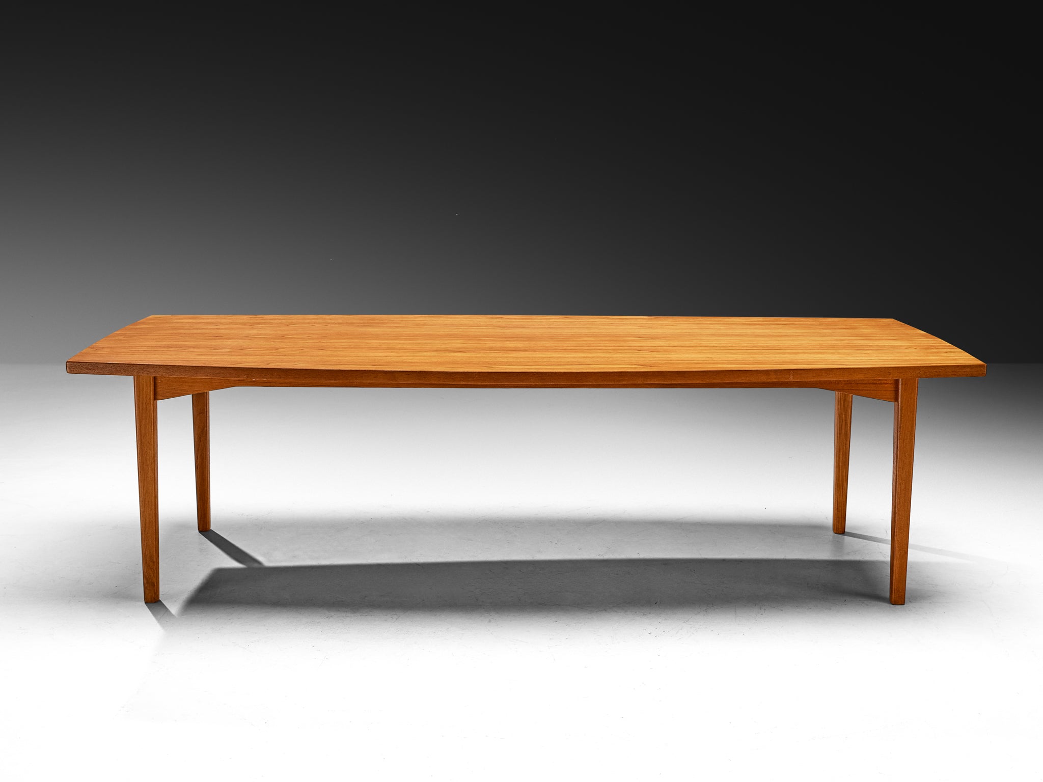 Scandinavian Modern Hexagonal Dining Table in Teak Tables Morentz