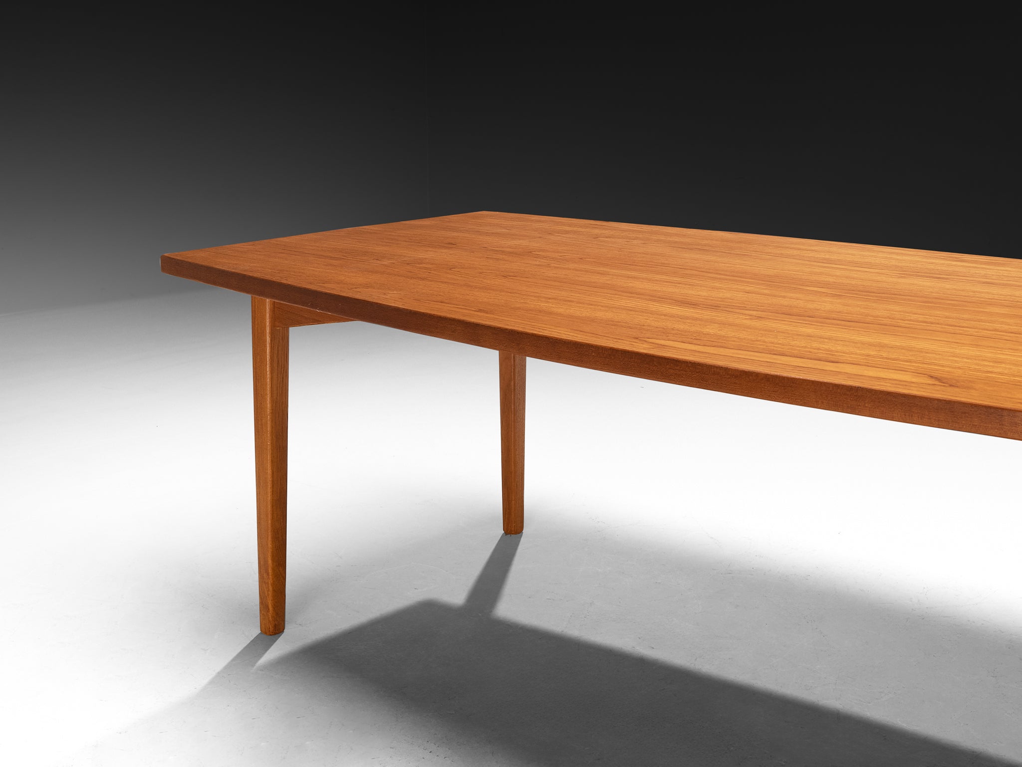 Scandinavian Modern Hexagonal Dining Table in Teak Tables Morentz