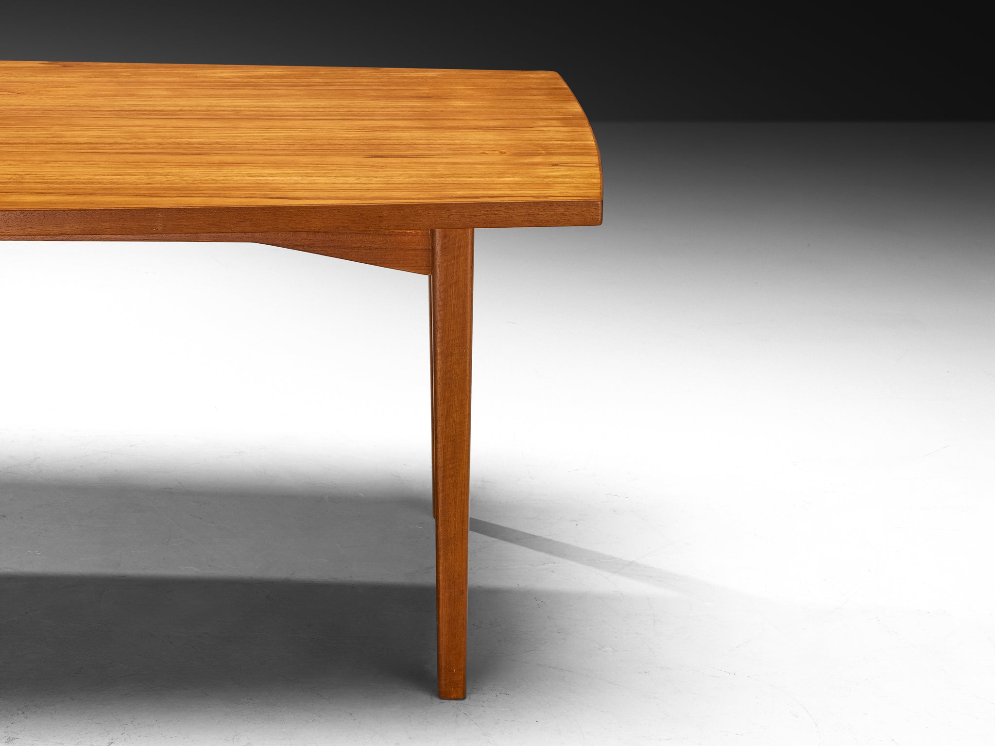 Scandinavian Modern Hexagonal Dining Table in Teak Tables Morentz