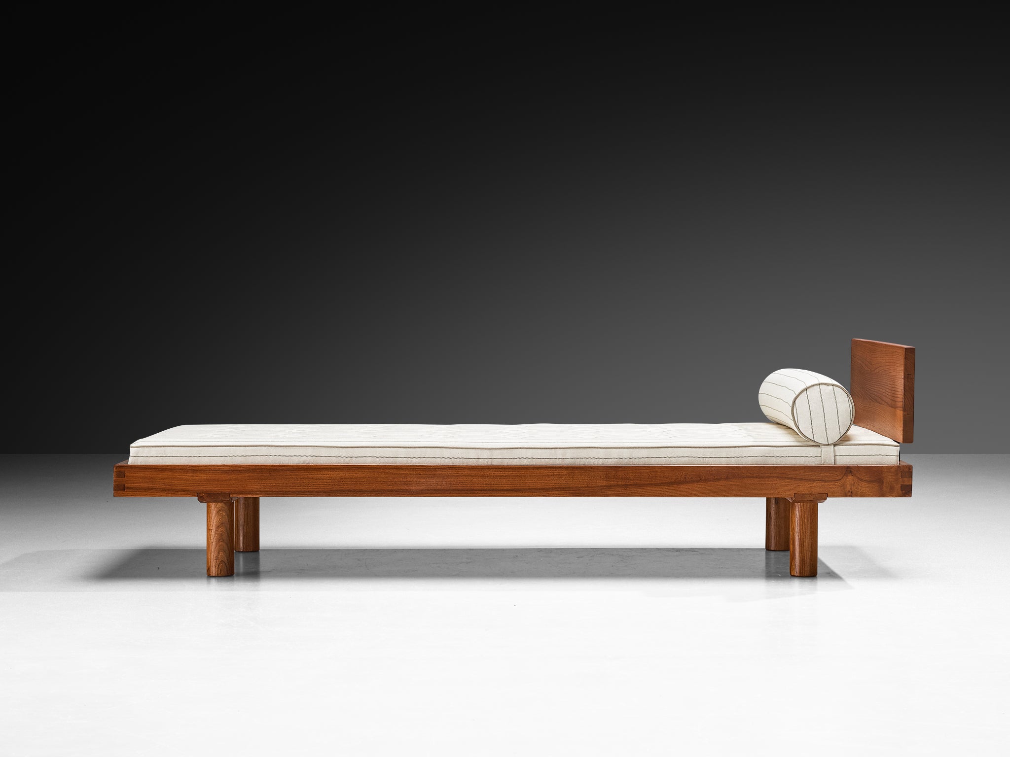 Pierre Chapo Single Bed 'L01H' in Elm