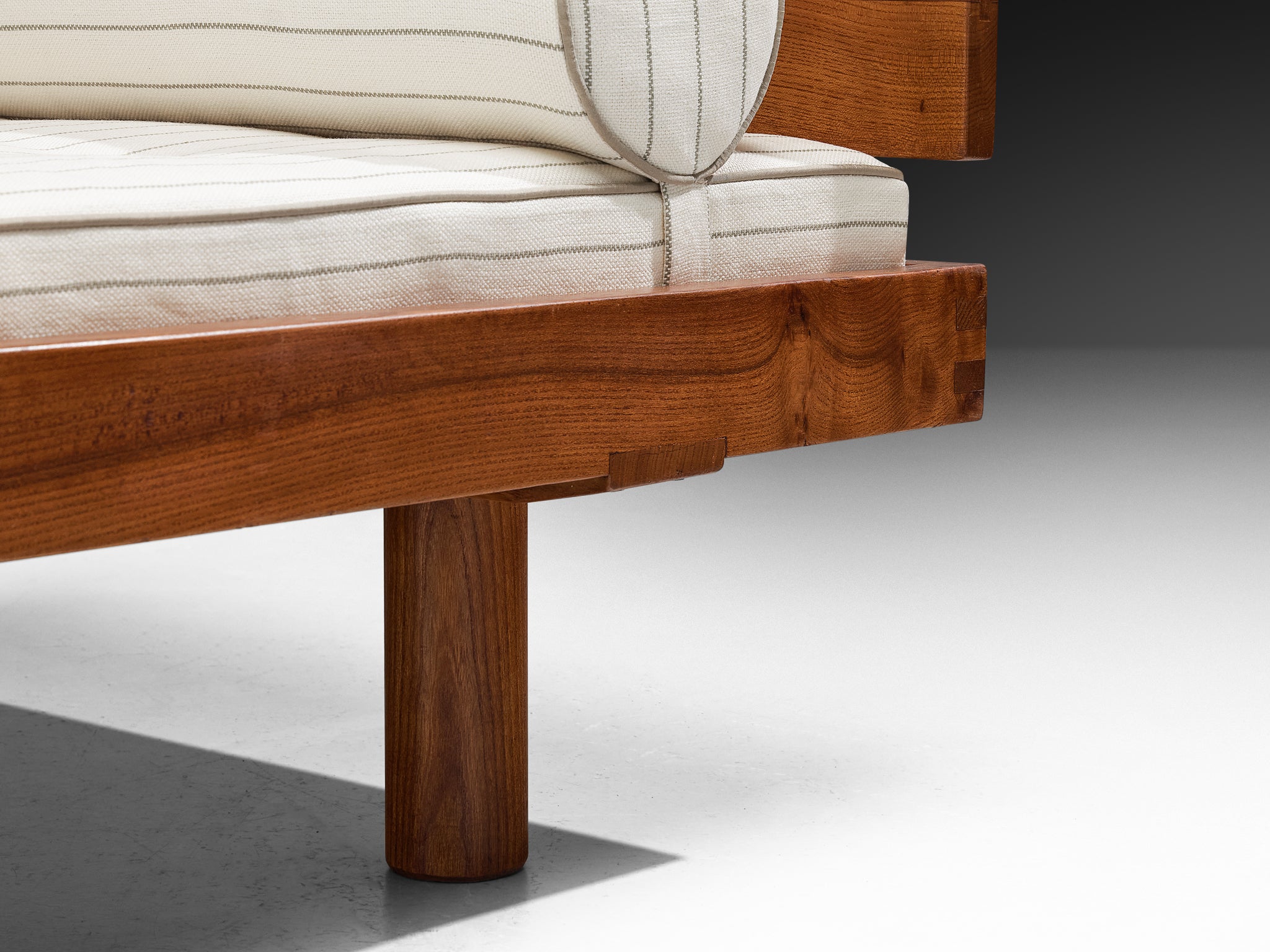 Pierre Chapo Single Bed 'L01H' in Elm More Furniture and Collectibles Morentz