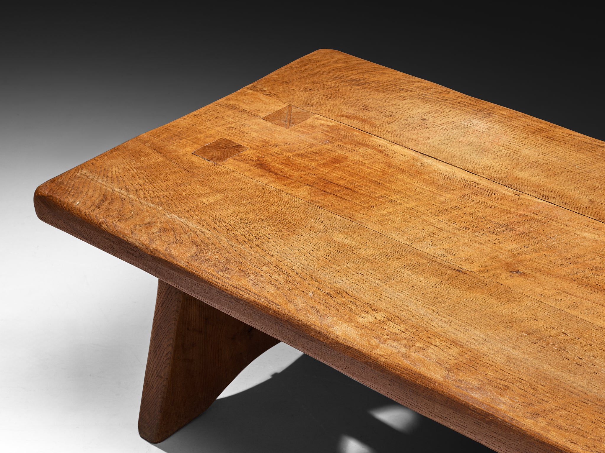 Charles Flandre Naturalistic Coffee Table in Solid Elm Tables Morentz