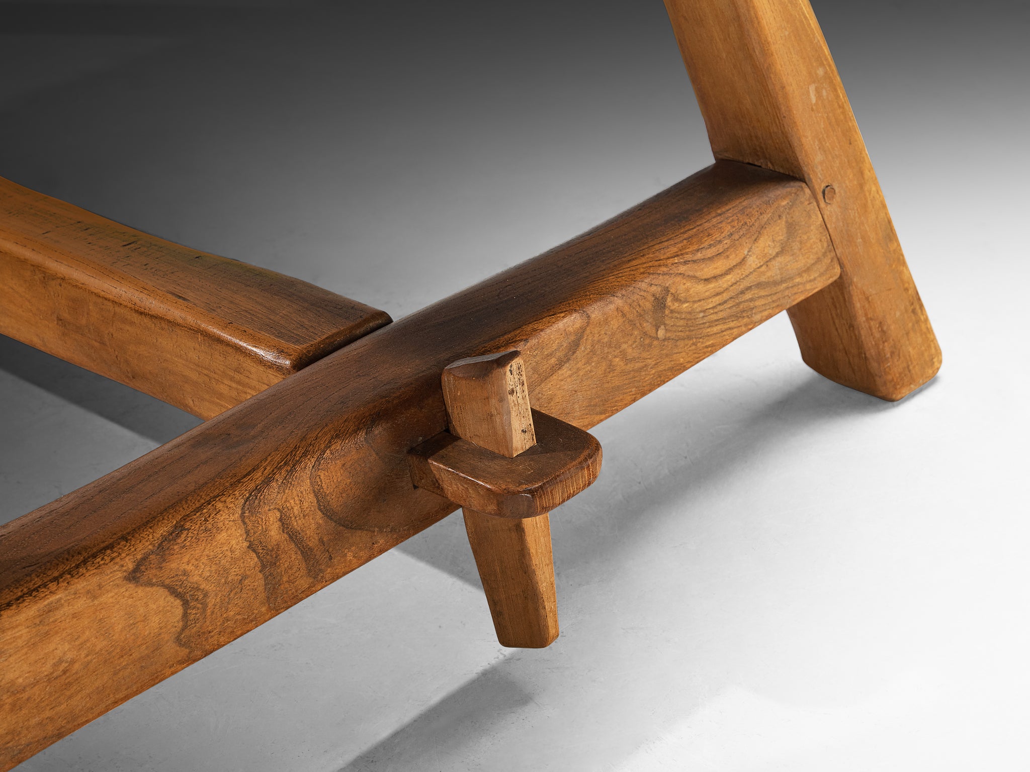 Charles Flandre Naturalistic Dining Table in Solid Elm Tables Morentz