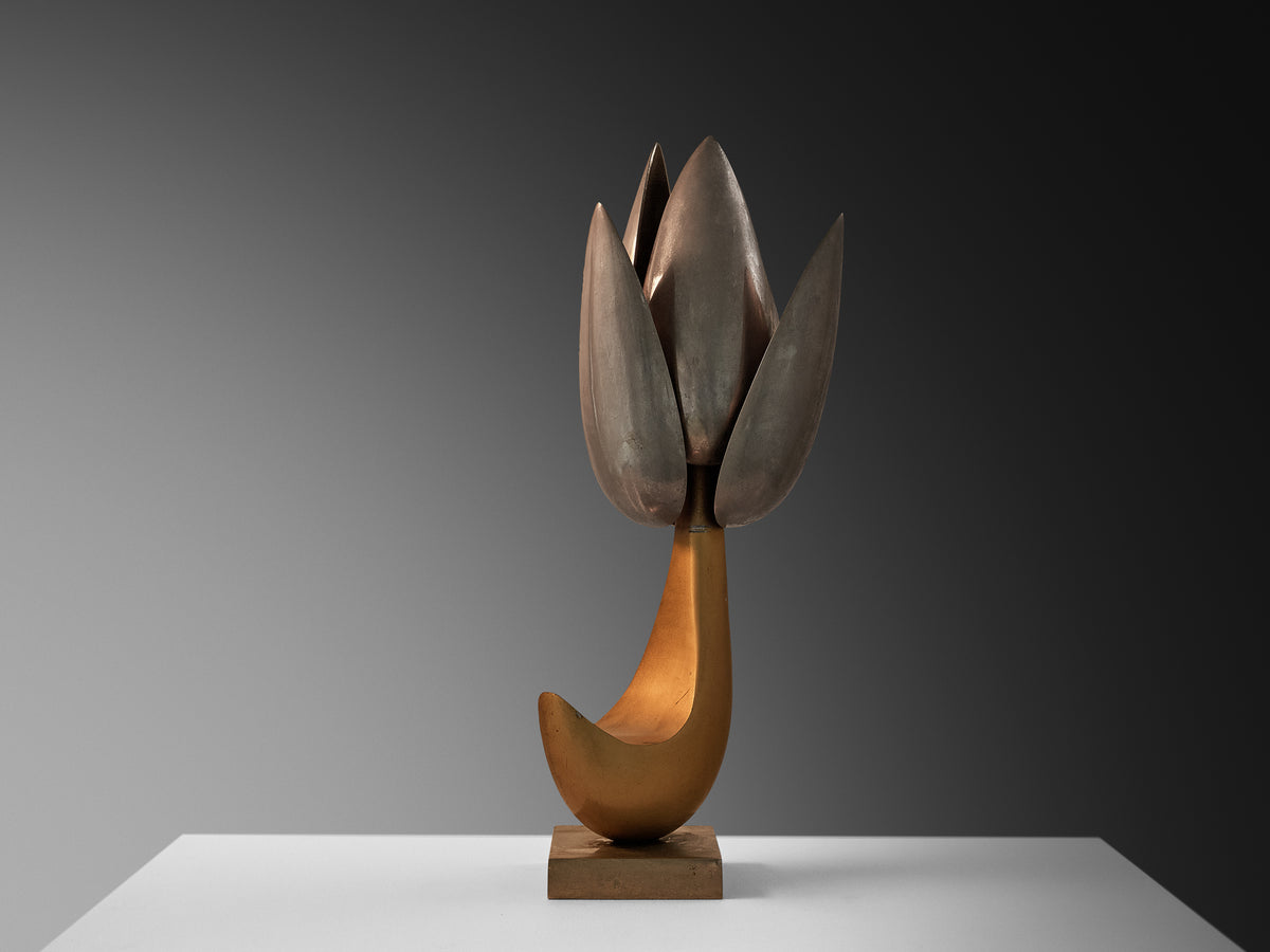 Atelier Michel Armand Sculptural 'Fleur' Table Lamp Lighting Morentz