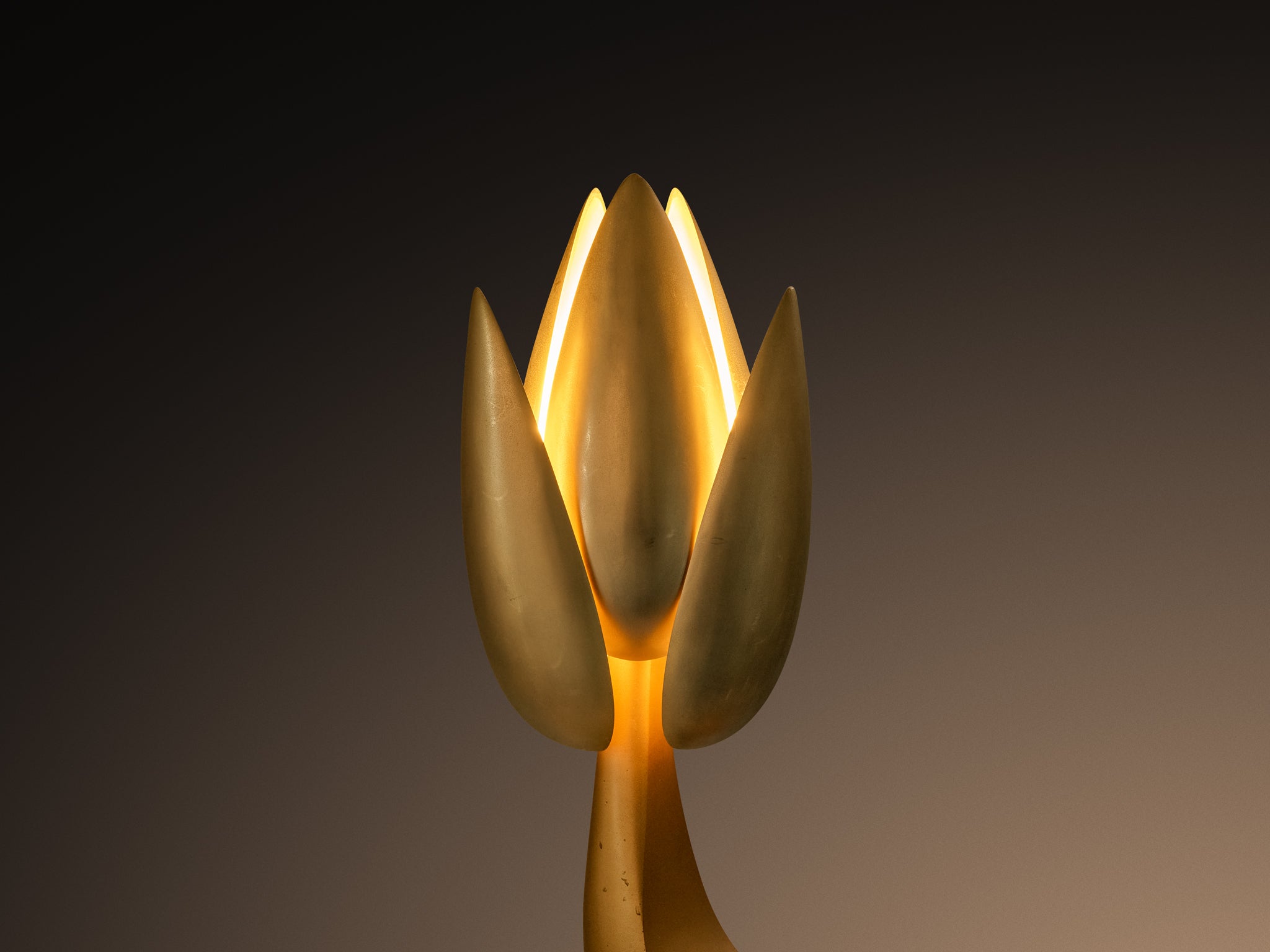 Atelier Michel Armand Sculptural 'Fleur' Table Lamp Lighting Morentz