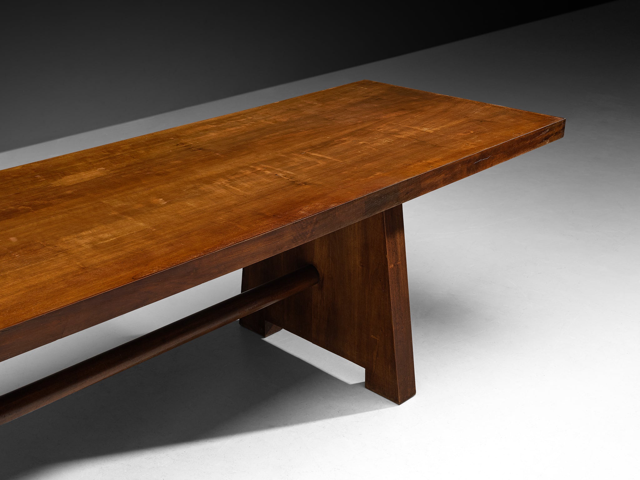 1920s Art Deco Dining Table in Walnut 280.5 cm / 110.43 in. Tables Morentz
