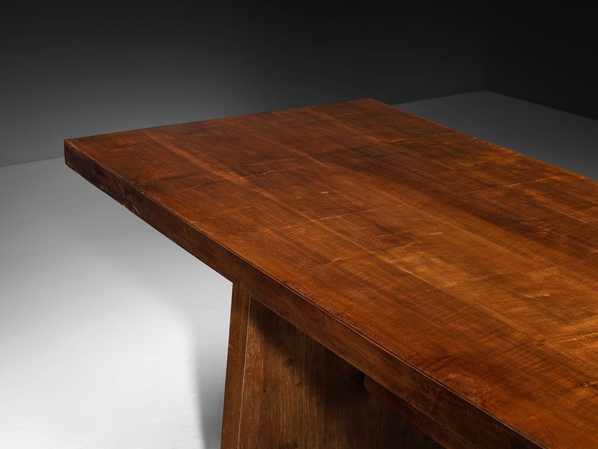 1920s Art Deco Dining Table in Walnut 280.5 cm / 110.43 in. Tables Morentz