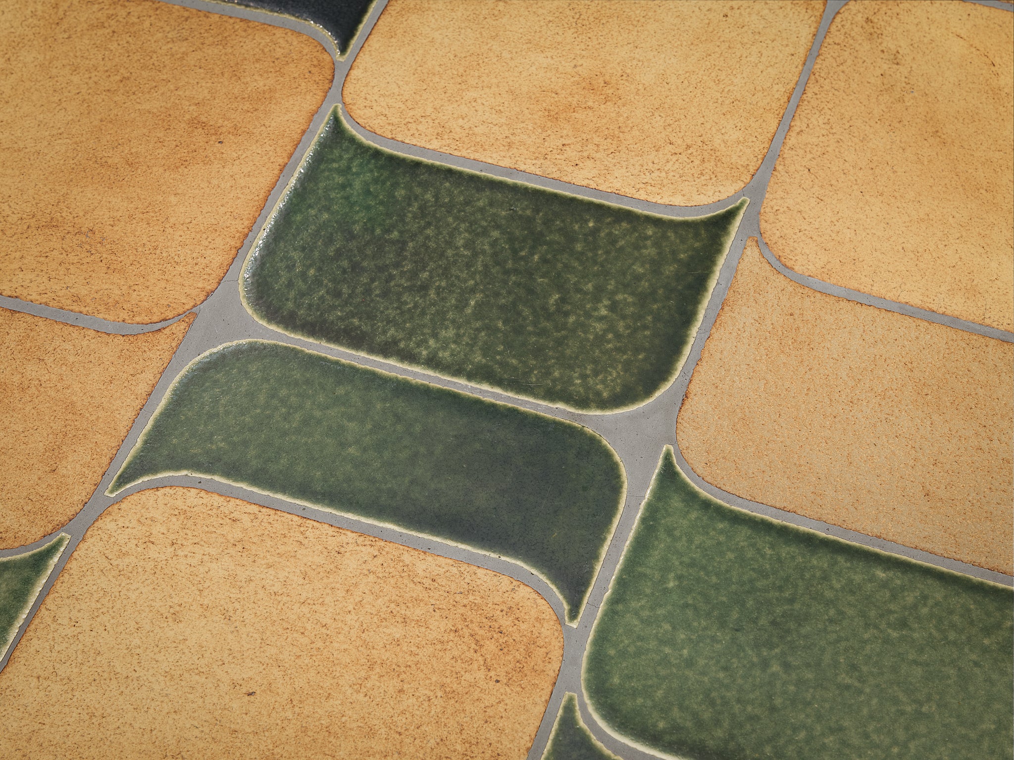 Roger Capron ‘Sou-Chong’ Coffee Table in Ceramic and Wood Tables Morentz