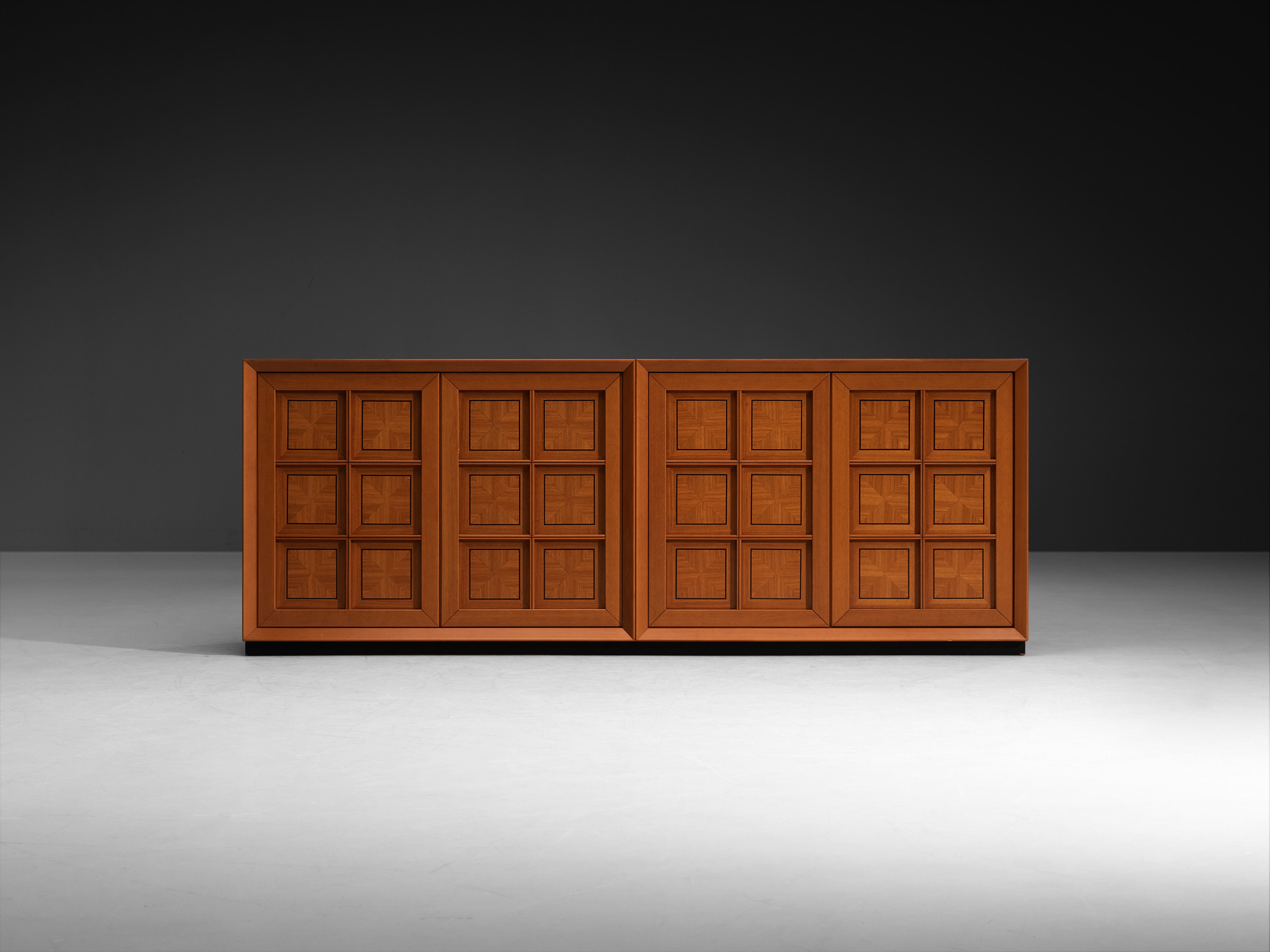 Italian Postmodern Sideboard with Geometric Front Case pieces and storage cabinets Morentz
