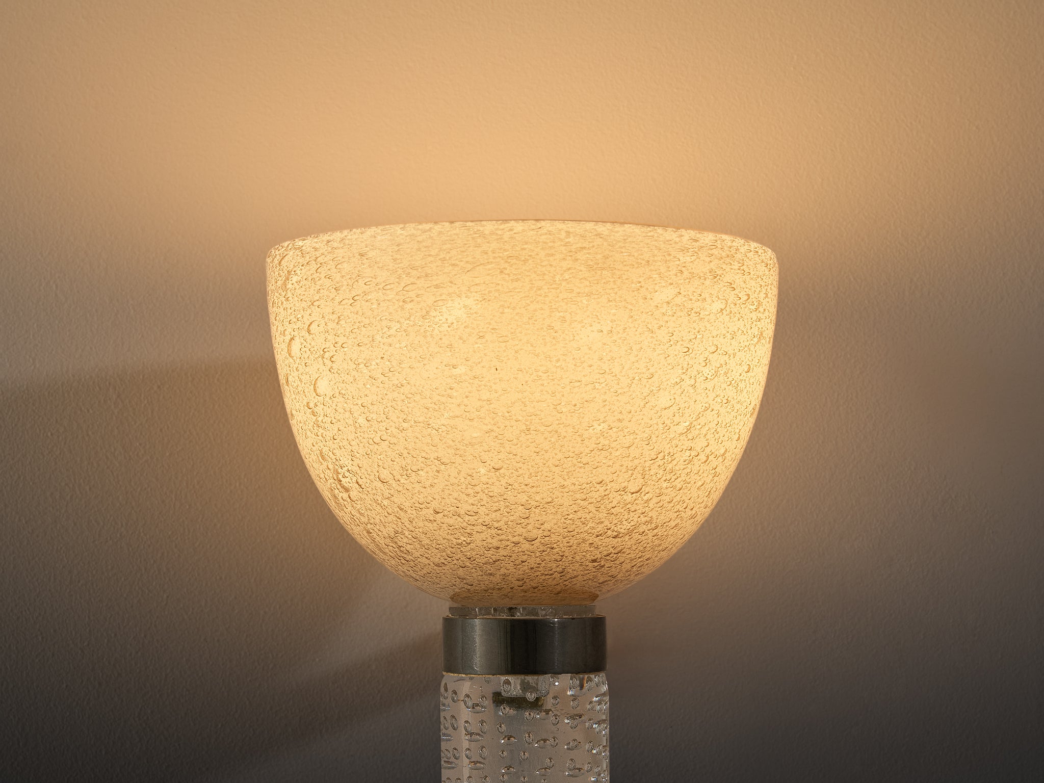 Seguso Vetri d’Arte Wall Light in Murano Pulegoso Glass Lighting Morentz