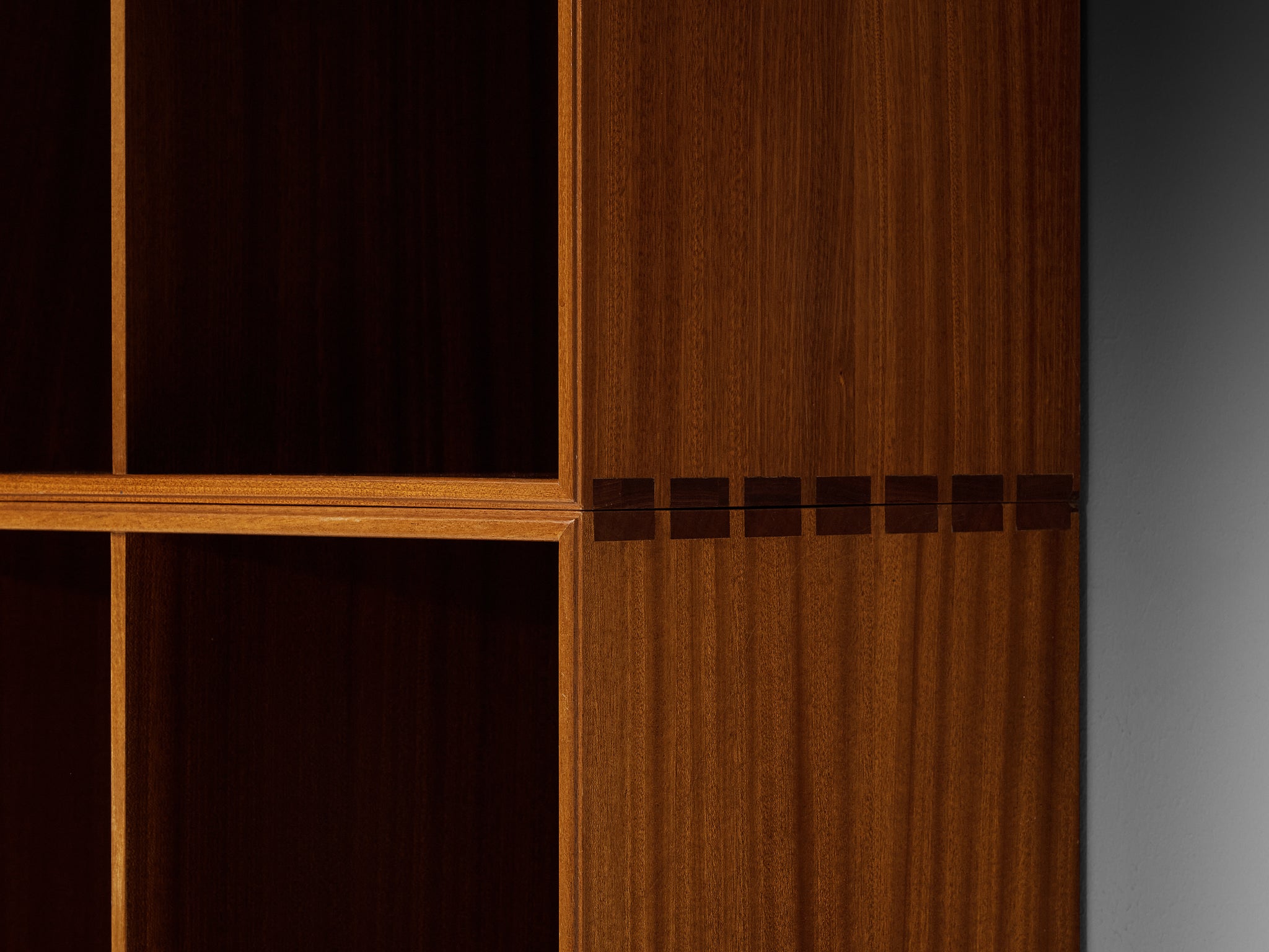 Mogens Koch for Rud Radmussen Monumental Modular Bookcase in Mahogany Case pieces and storage cabinets Morentz