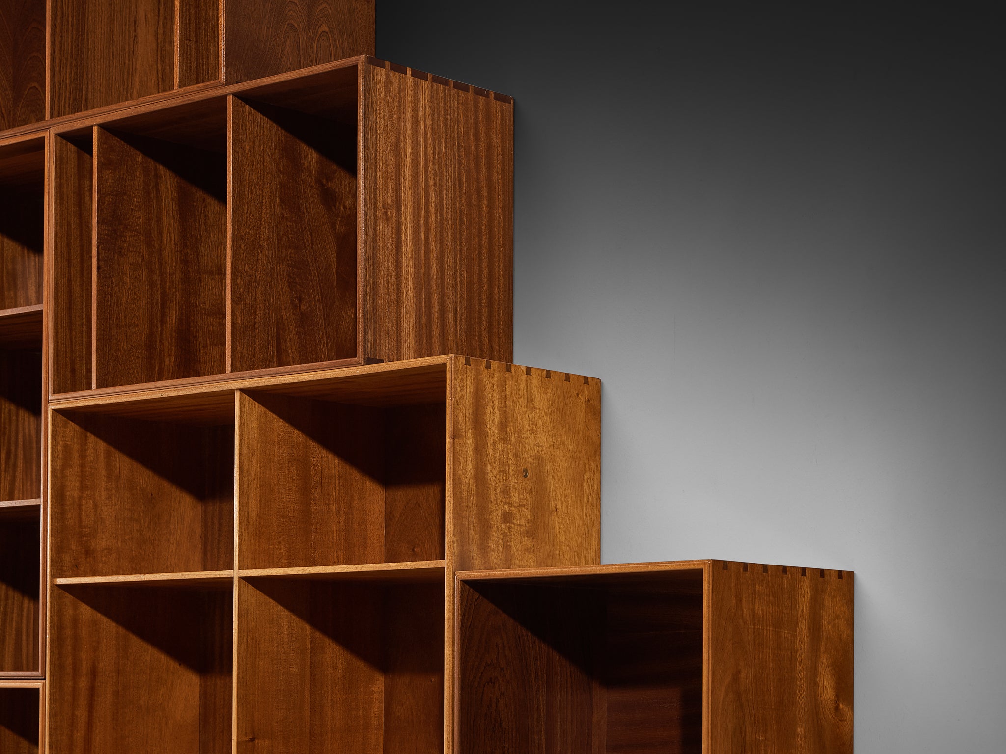 Mogens Koch for Rud Radmussen Modular Book Case in Mahogany Case pieces and storage cabinets Morentz