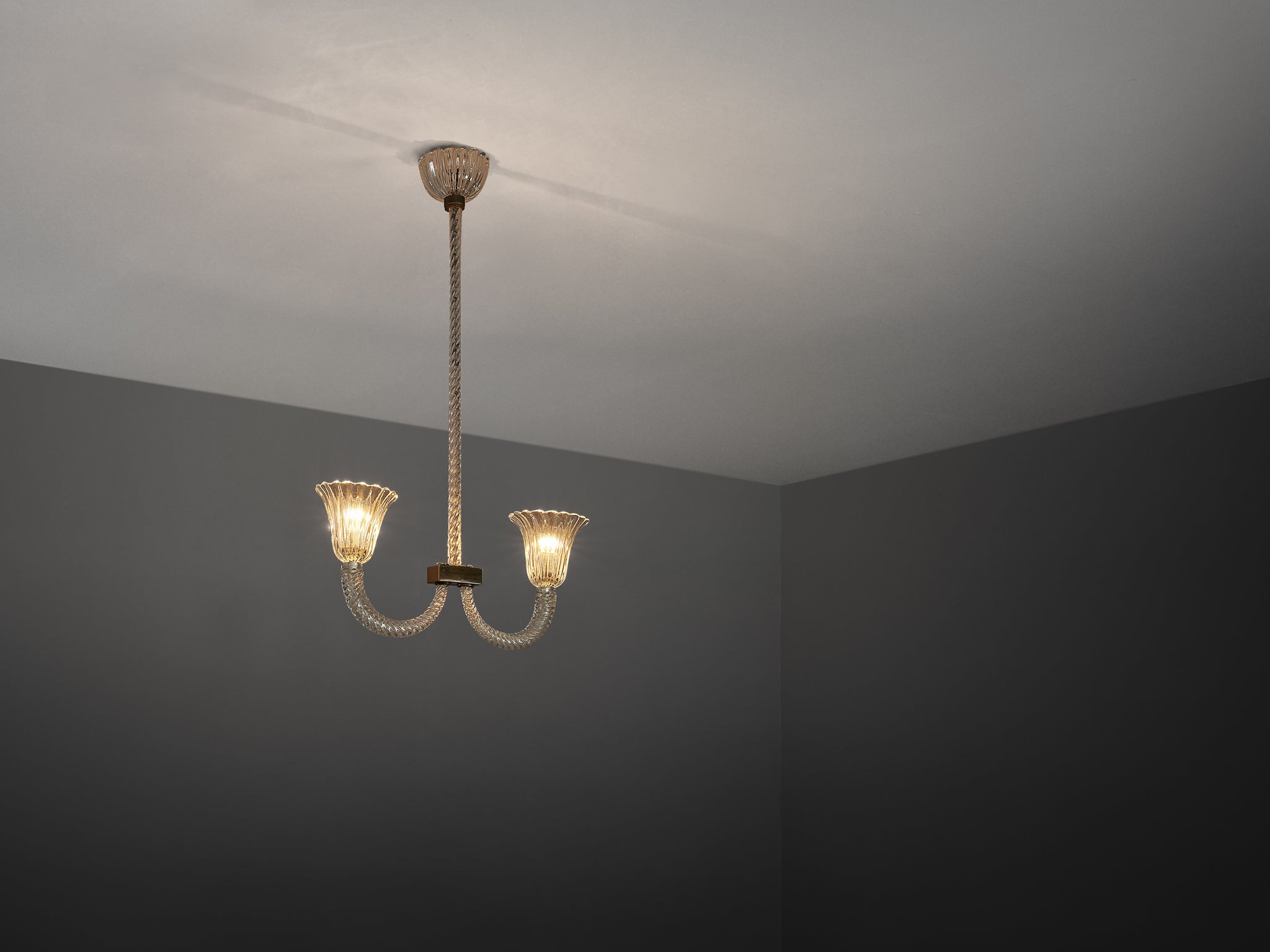 Art Deco Italian Murano Glass Chandelier Lighting Morentz