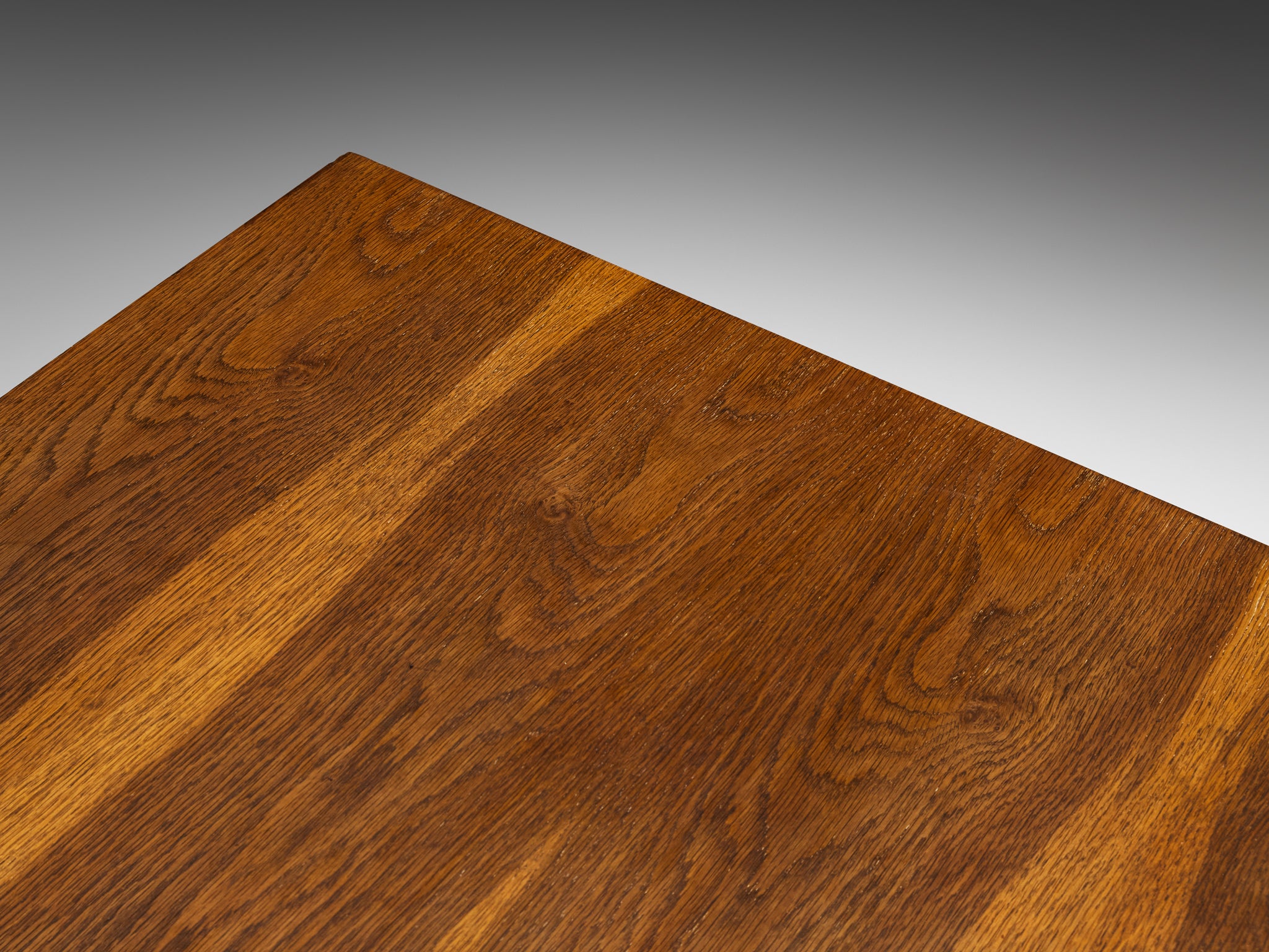 Mid-Century Modern French Oak Dining Table Tables Morentz