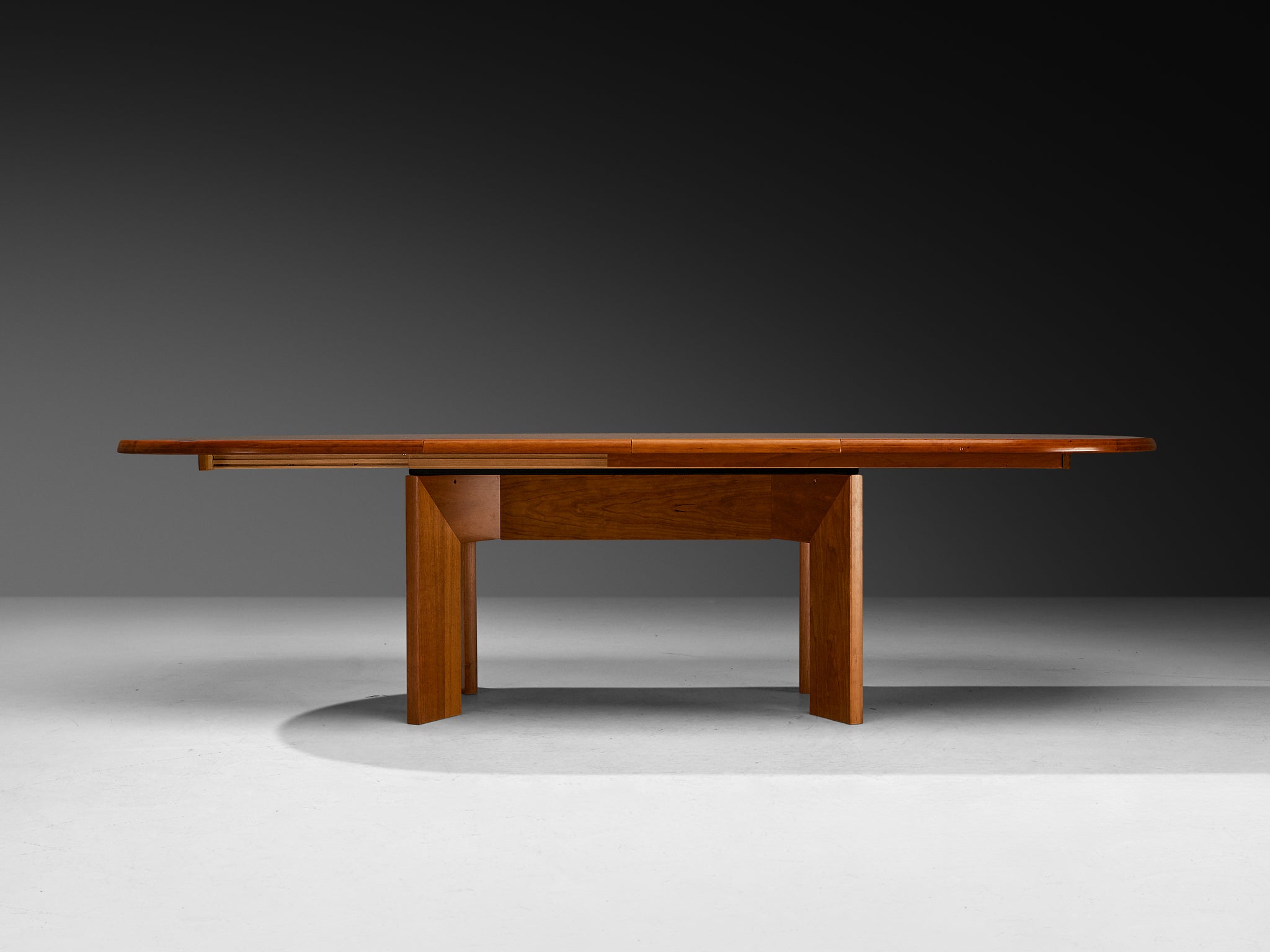 Scandinavian Adjustable Dining Table in Cherry Wood Tables Morentz
