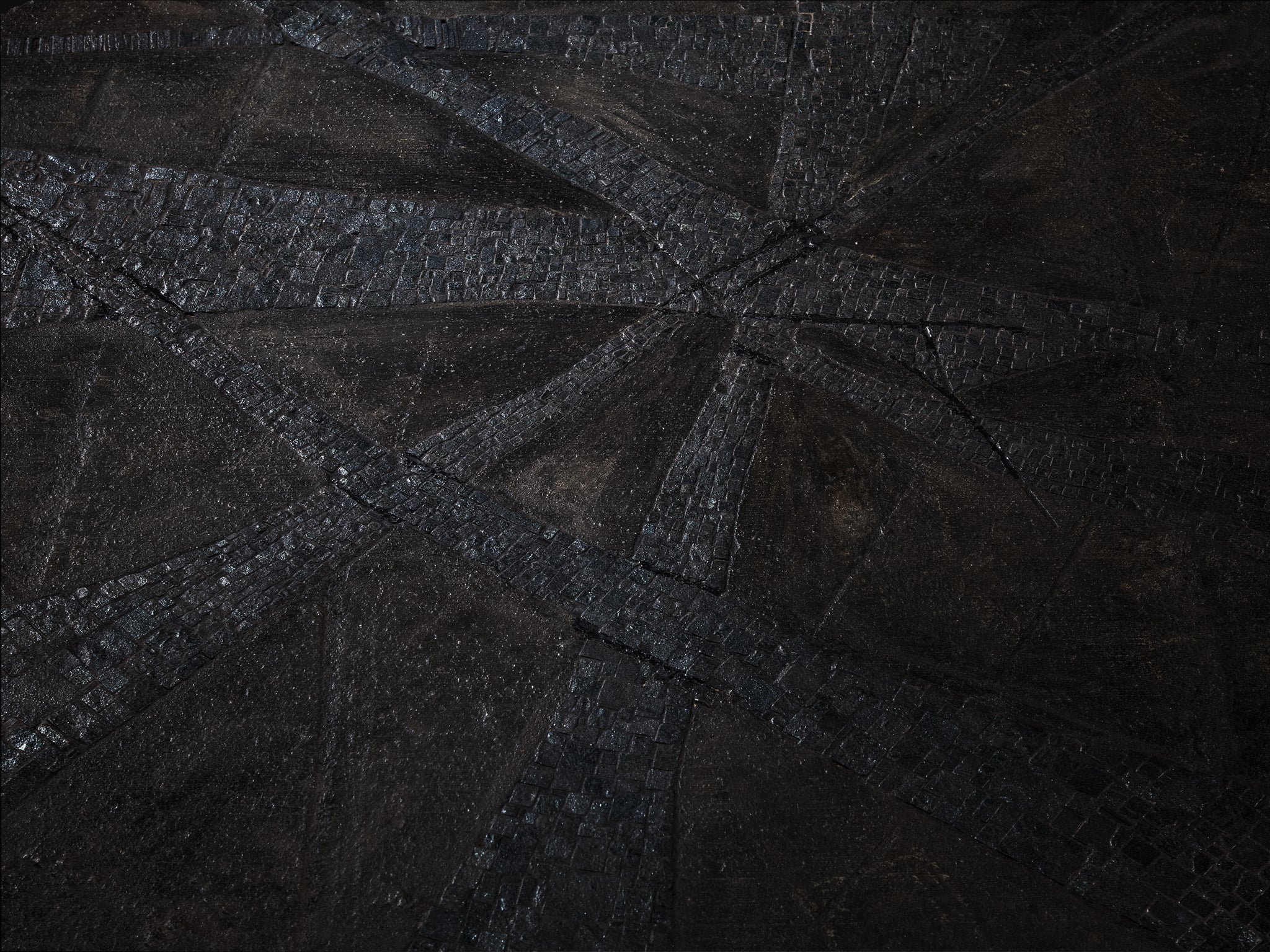 Pia Manu Coffee Table in Enameled Concrete and Brazilian Quartzite Tables Morentz