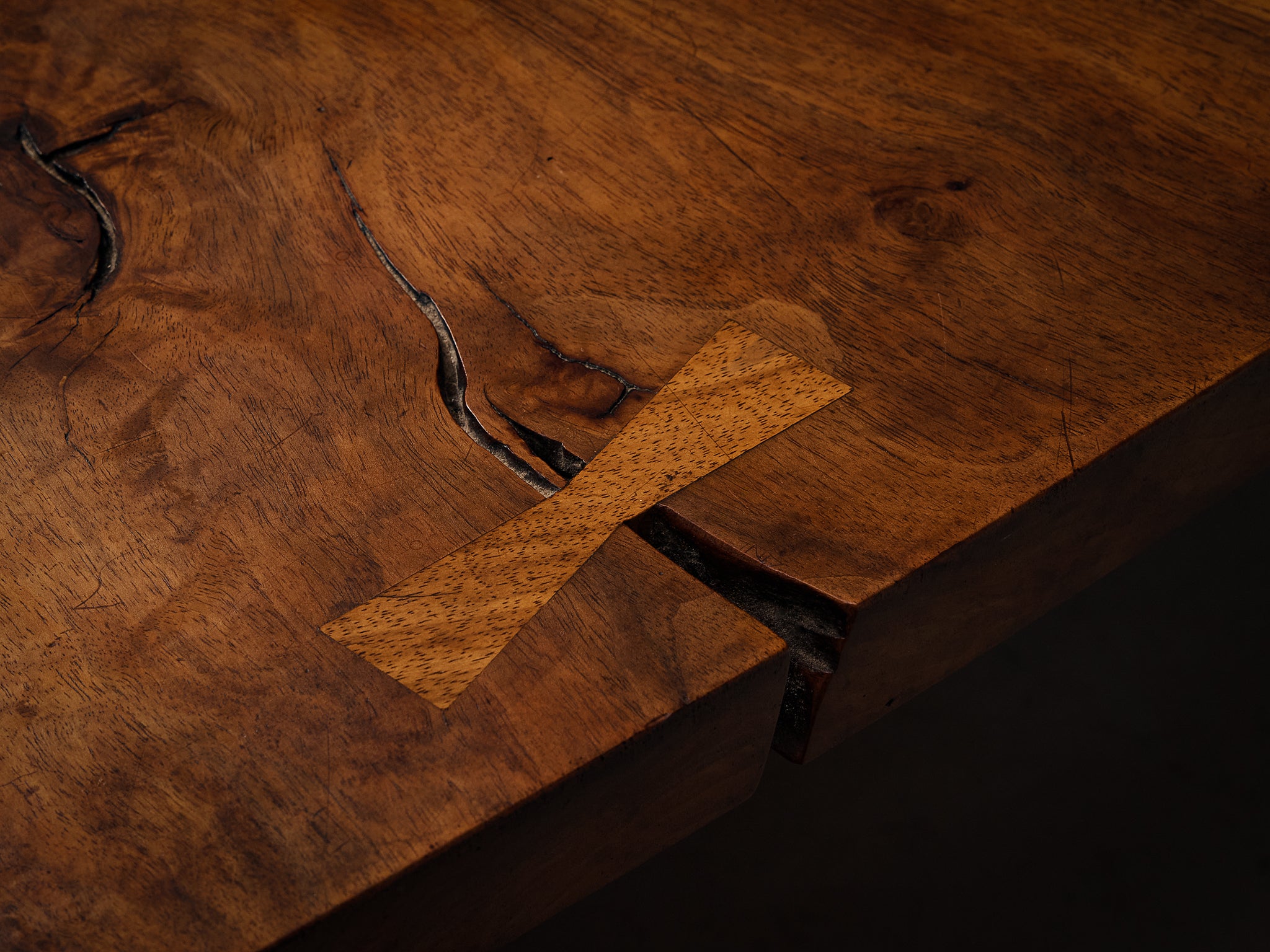 George Nakashima 'Slab' Coffee Table in English Walnut