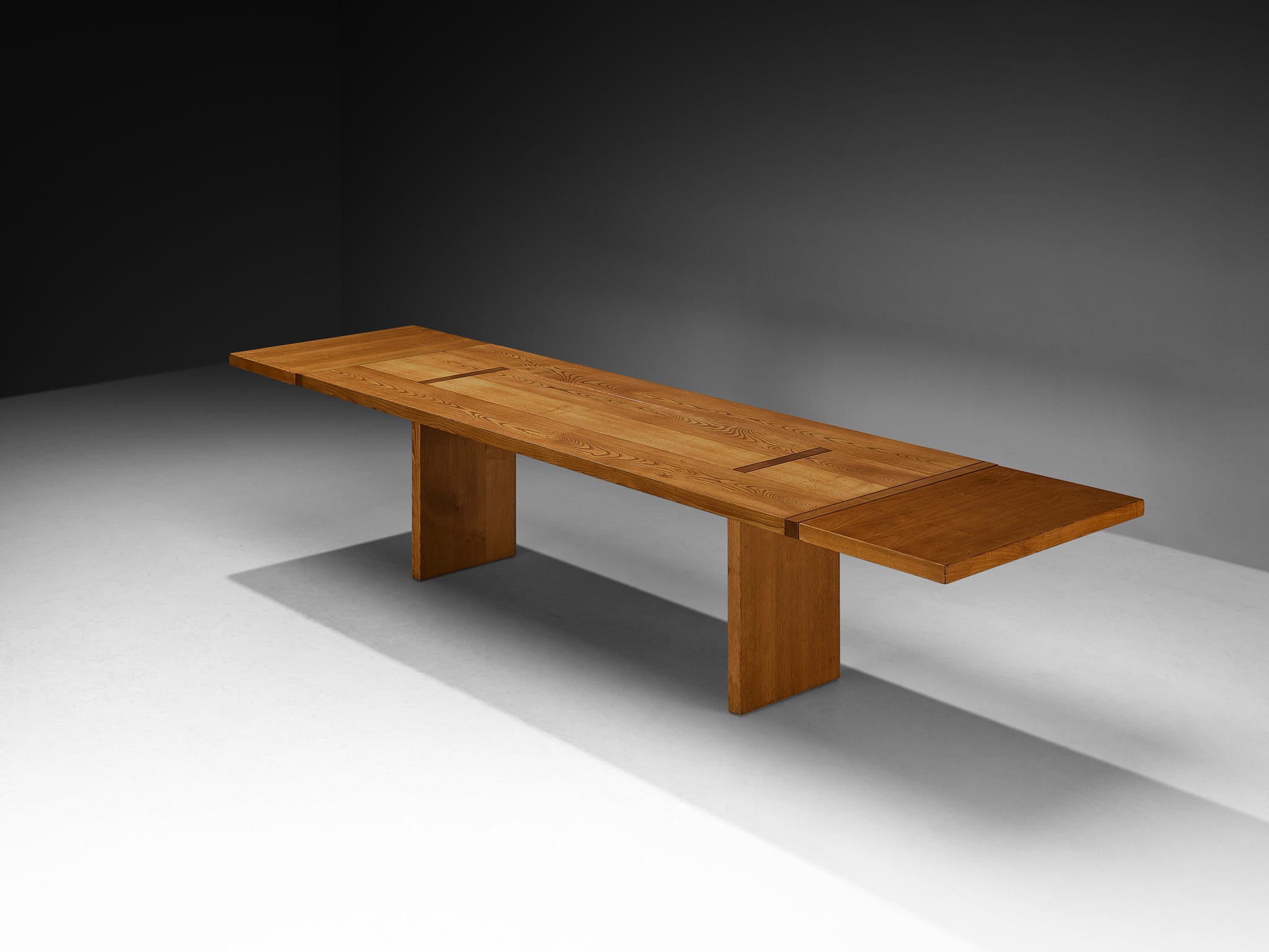 Tito Agnoli for Tarpac Data International 'Cosmos' Extendable Dining Table in Elm Tables Morentz