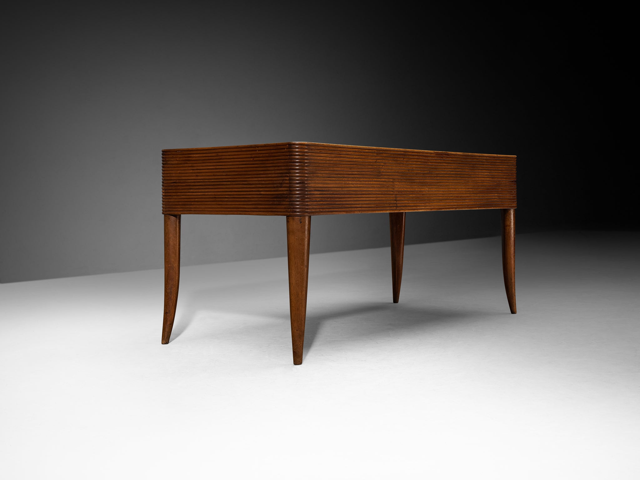 Paolo Buffa for Galdino Maspero Writing Desk in Walnut Tables Morentz