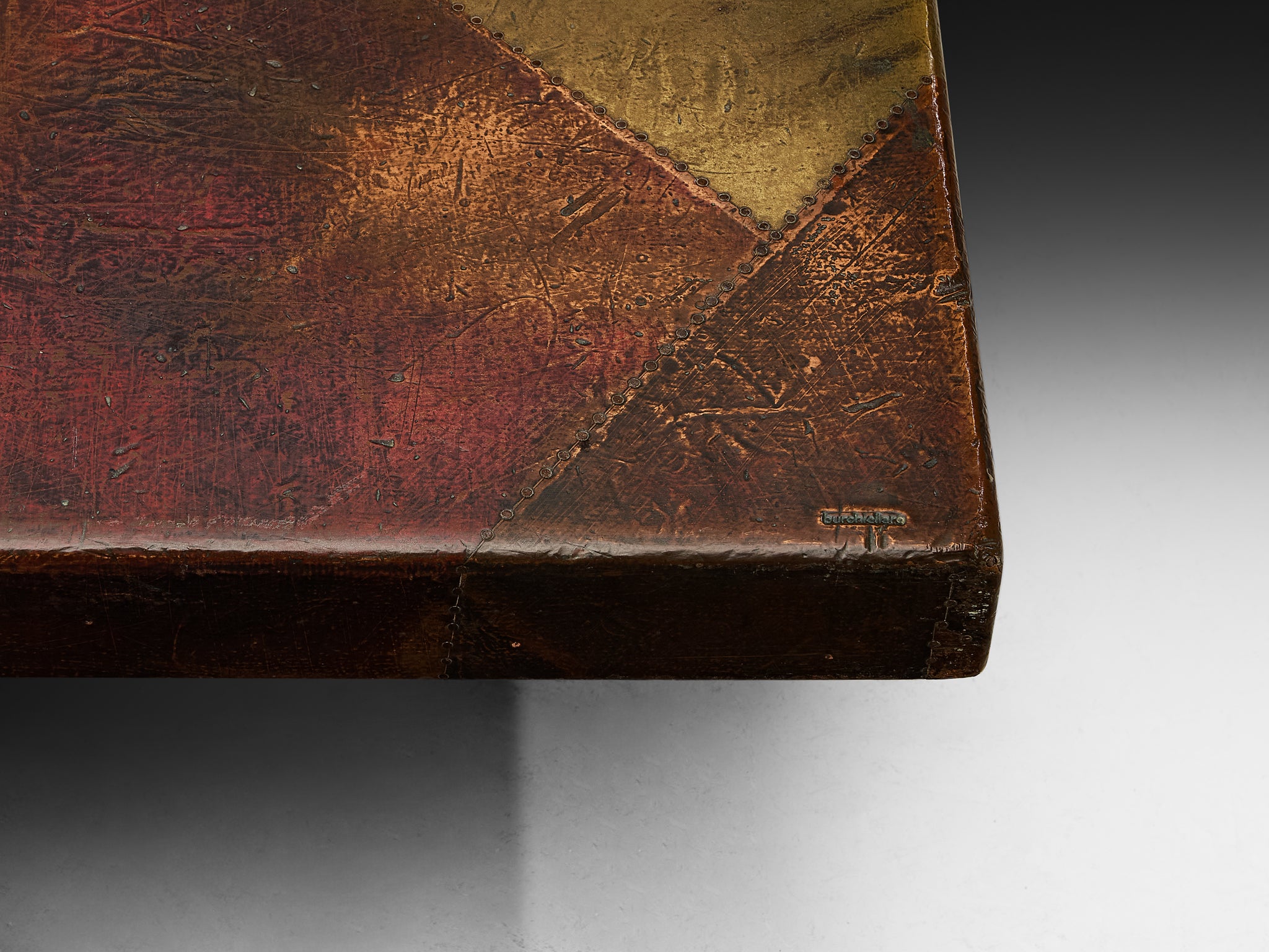 Lorenzo Burchiellaro Coffee Table in Copper Tables Morentz