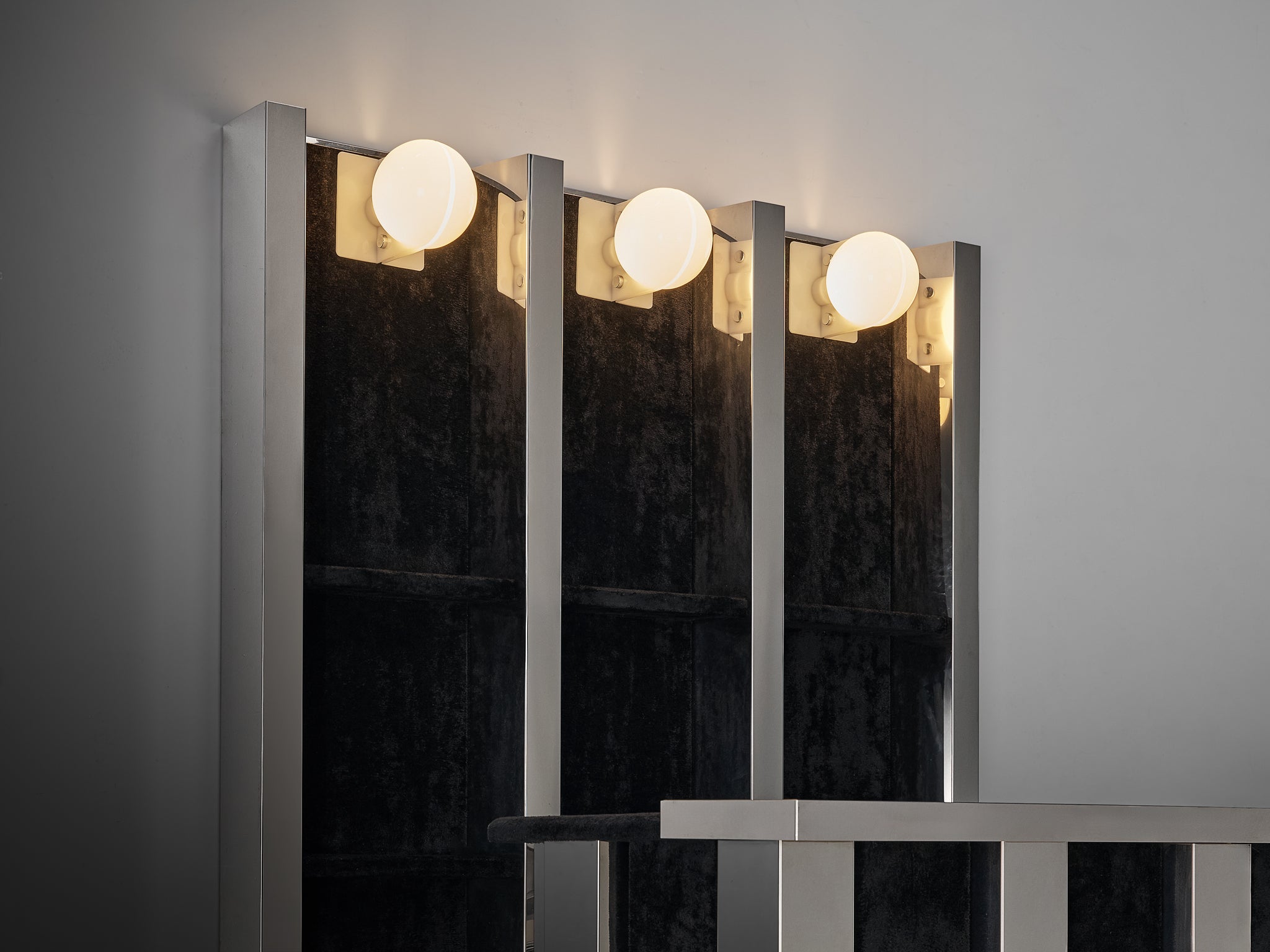 Hollywood Regency Bar Cabinet in the Style of Willy Rizzo Case pieces and storage cabinets Morentz