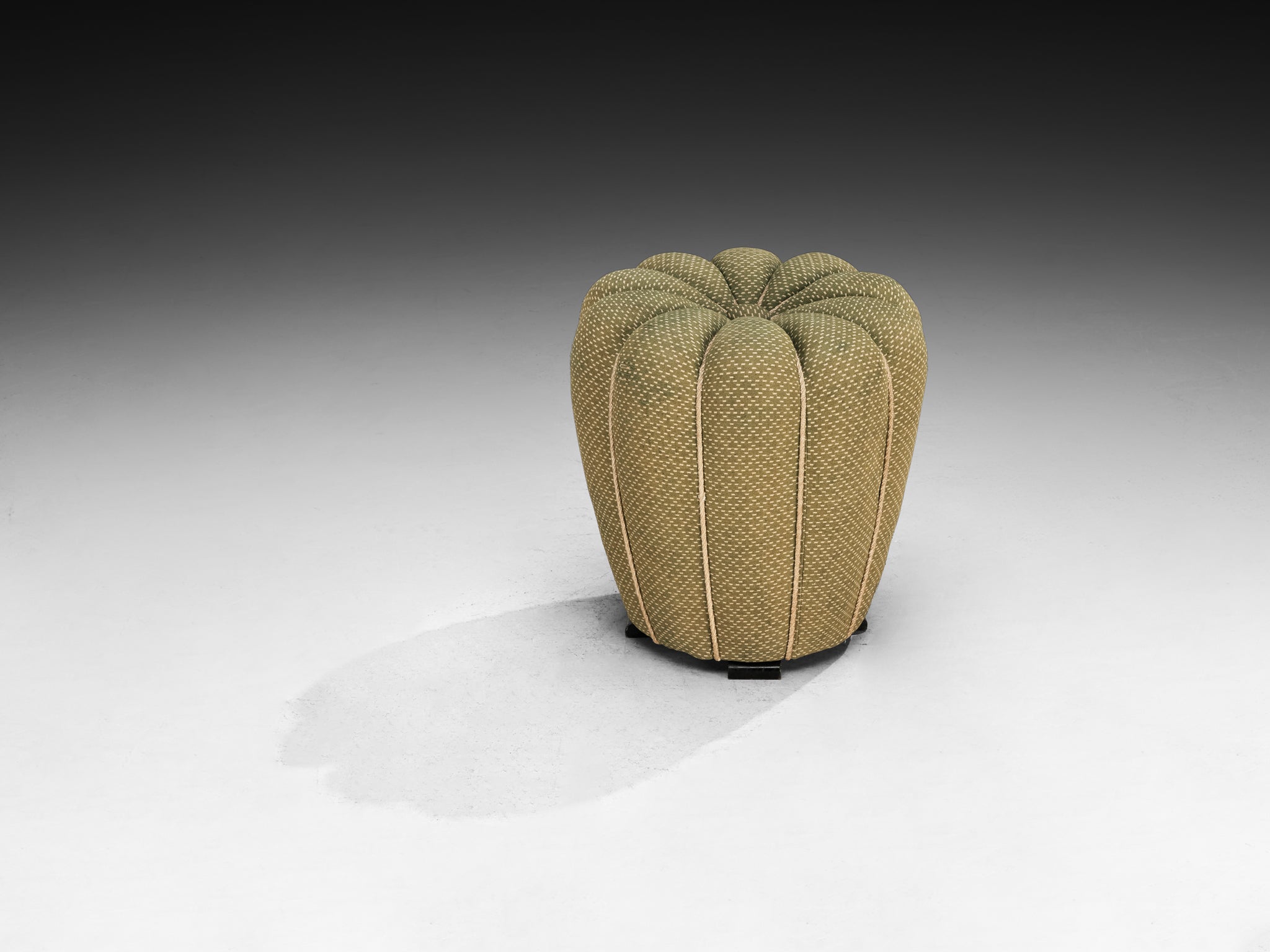 Jindrich Halabala Stools in Decorative Upholstery