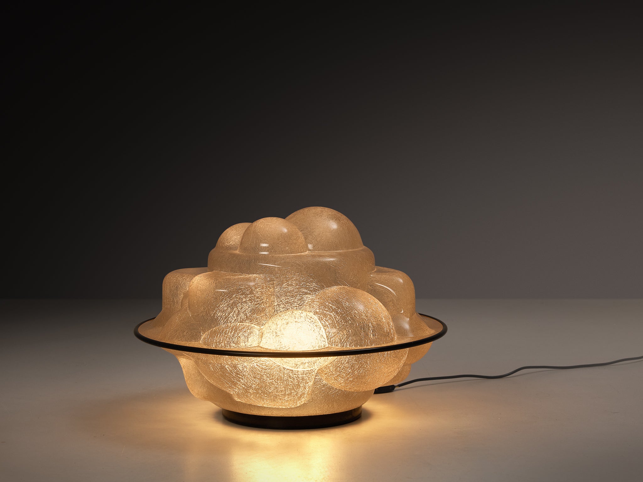 Sergio Asti for Martinelli Luce ‘Profiterole’ Floor or Table Lamp in Fiberglass Lighting Morentz