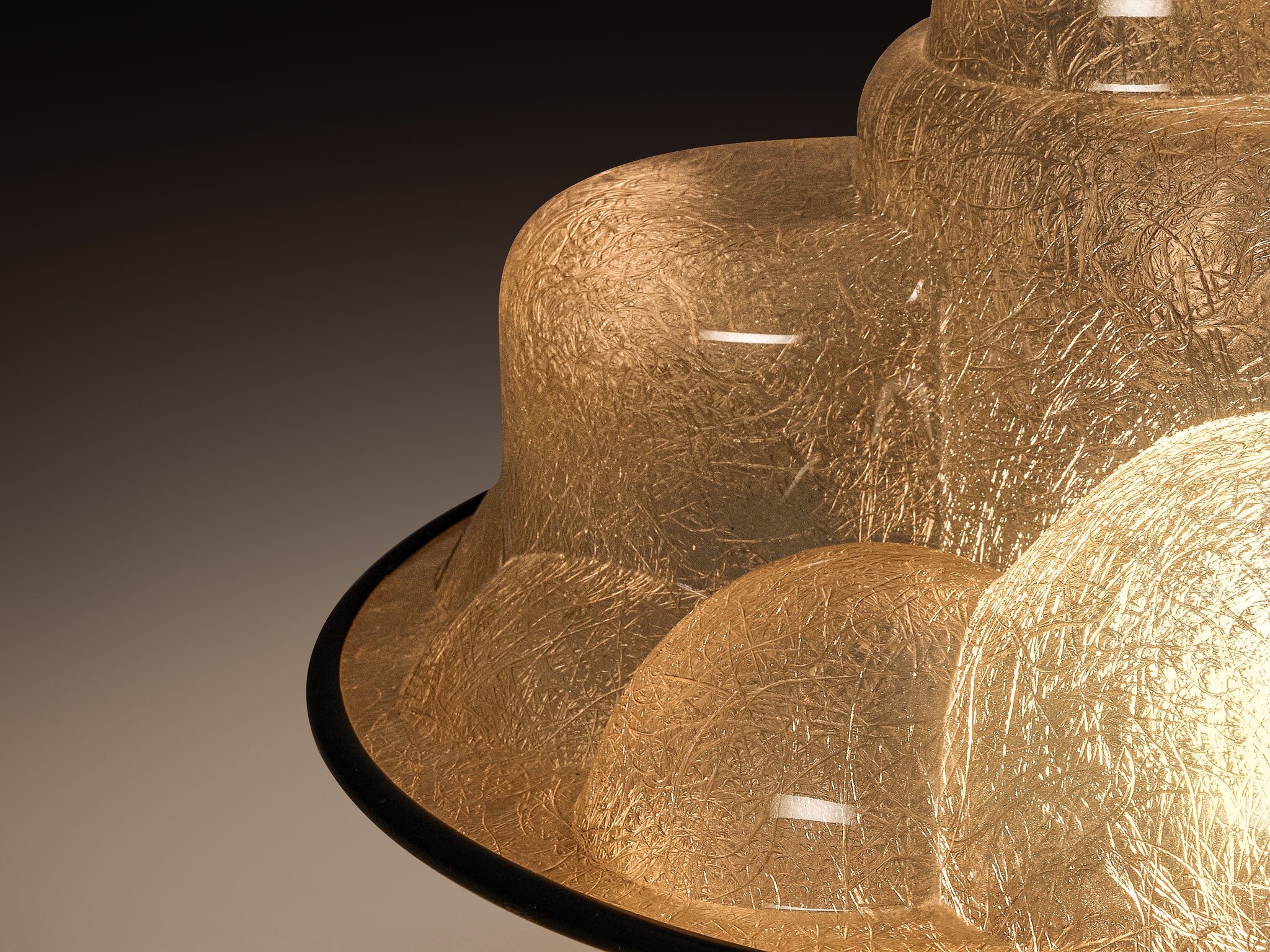Sergio Asti for Martinelli Luce ‘Profiterole’ Floor or Table Lamp in Fiberglass Lighting Morentz