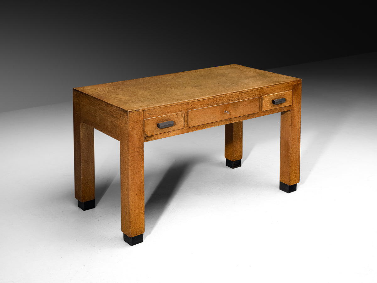 Giuseppe Pagano Pogatschnig & Gino Levi Montalcini for F.I.P. Desk in Buxus