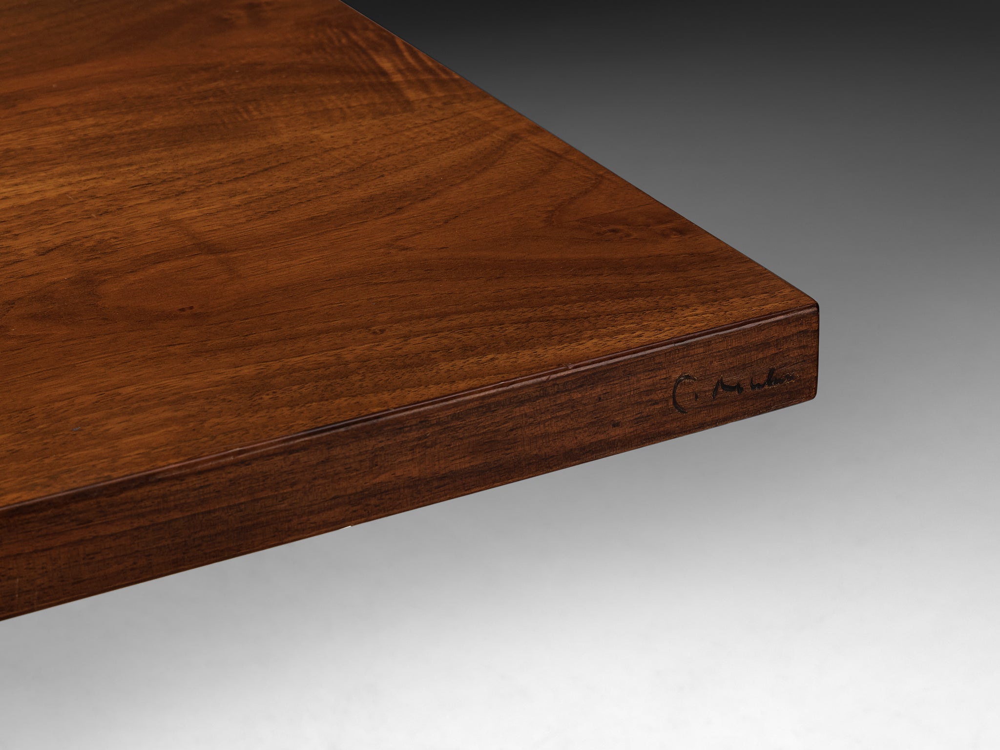 Giovanni Michelucci for Poltronova 'Torbecchia' Dining Table in Walnut Tables Morentz