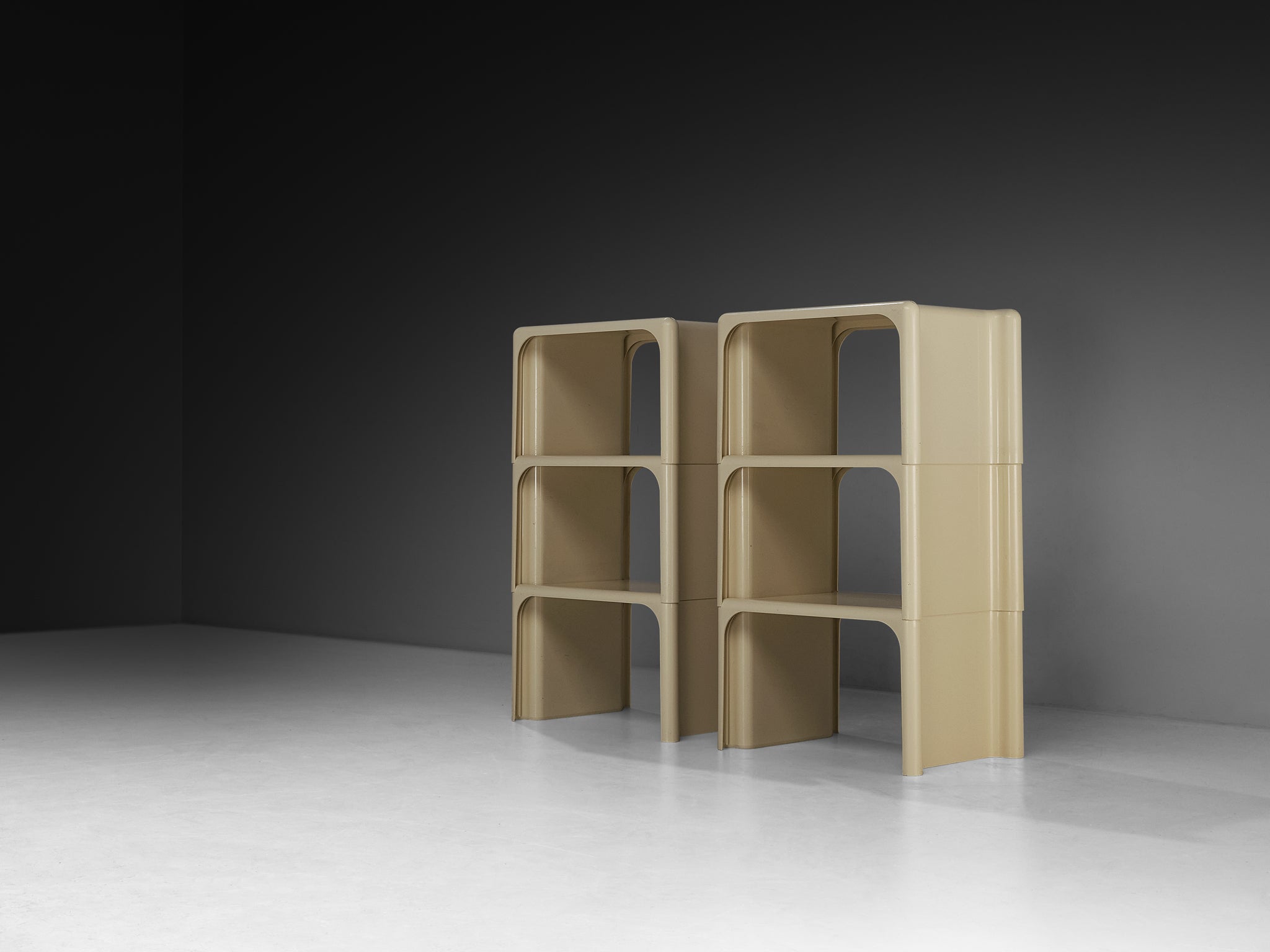 Giotto Stoppino for Elco Set of Six Stackable 'Scagno' Side Tables Tables Morentz