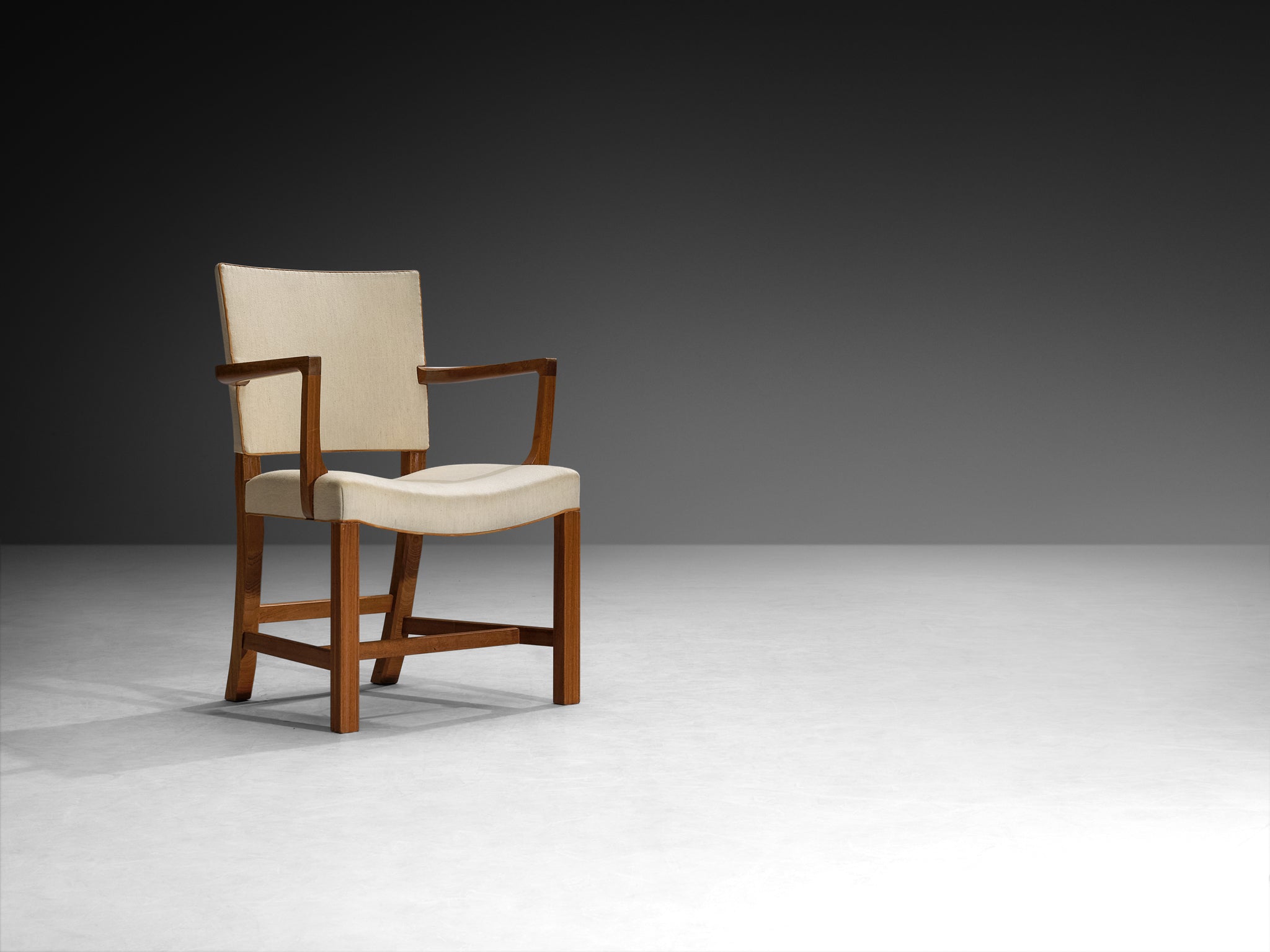 Kaare Klint for Rud. Rasmussens Snedkerier Set of Ten '3758A' Armchairs in Mahogany Seating Morentz