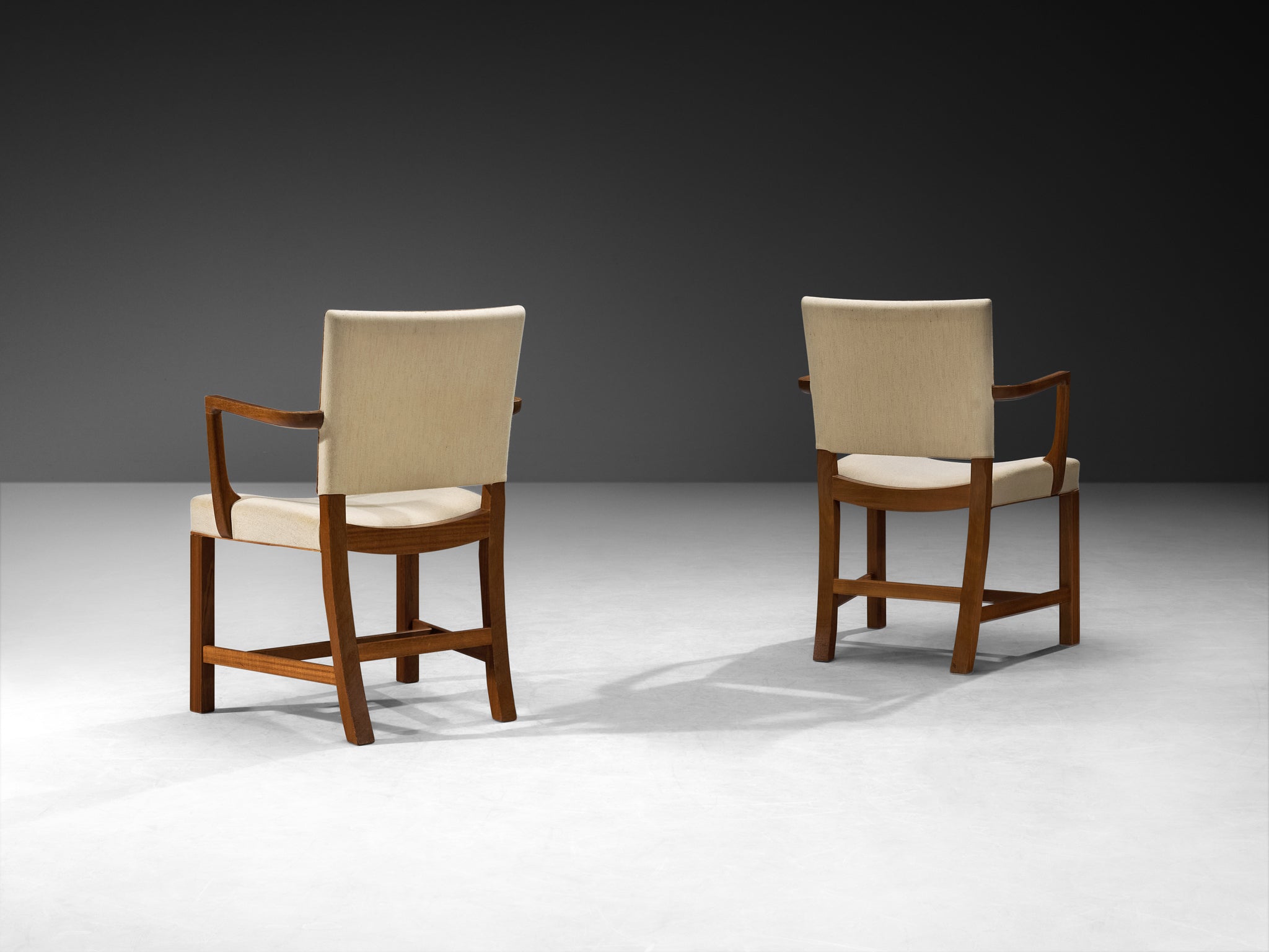 Kaare Klint for Rud. Rasmussens Snedkerier Set of Ten '3758A' Armchairs in Mahogany Seating Morentz