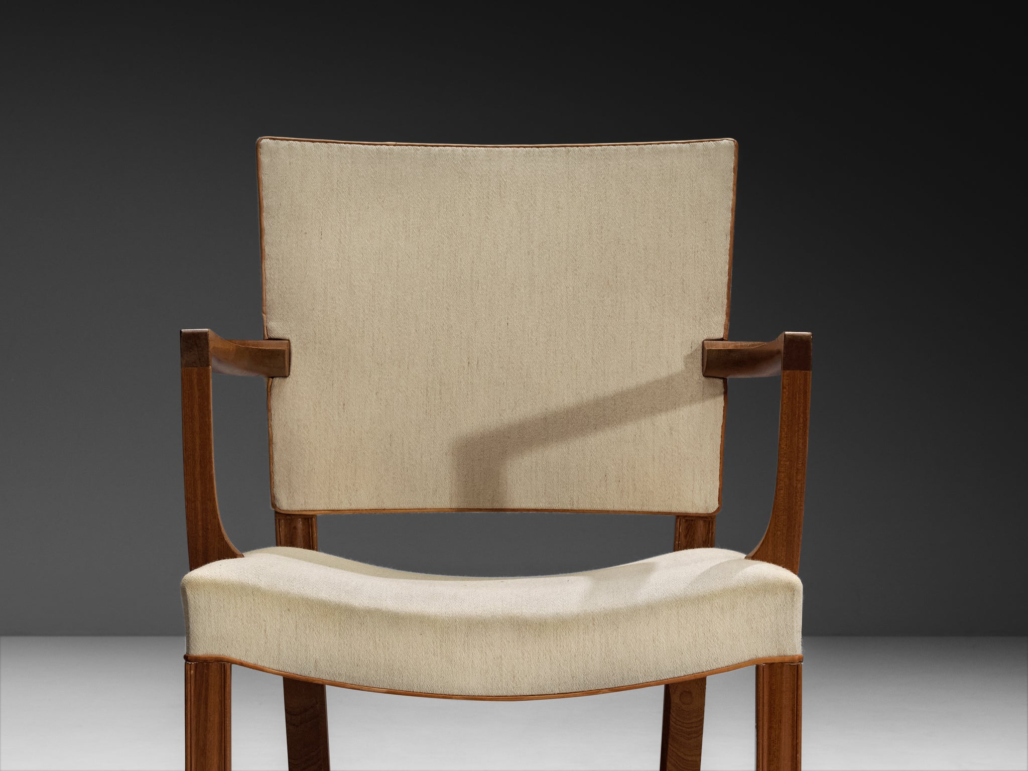 Kaare Klint for Rud. Rasmussens Snedkerier Set of Ten '3758A' Armchairs in Mahogany Seating Morentz