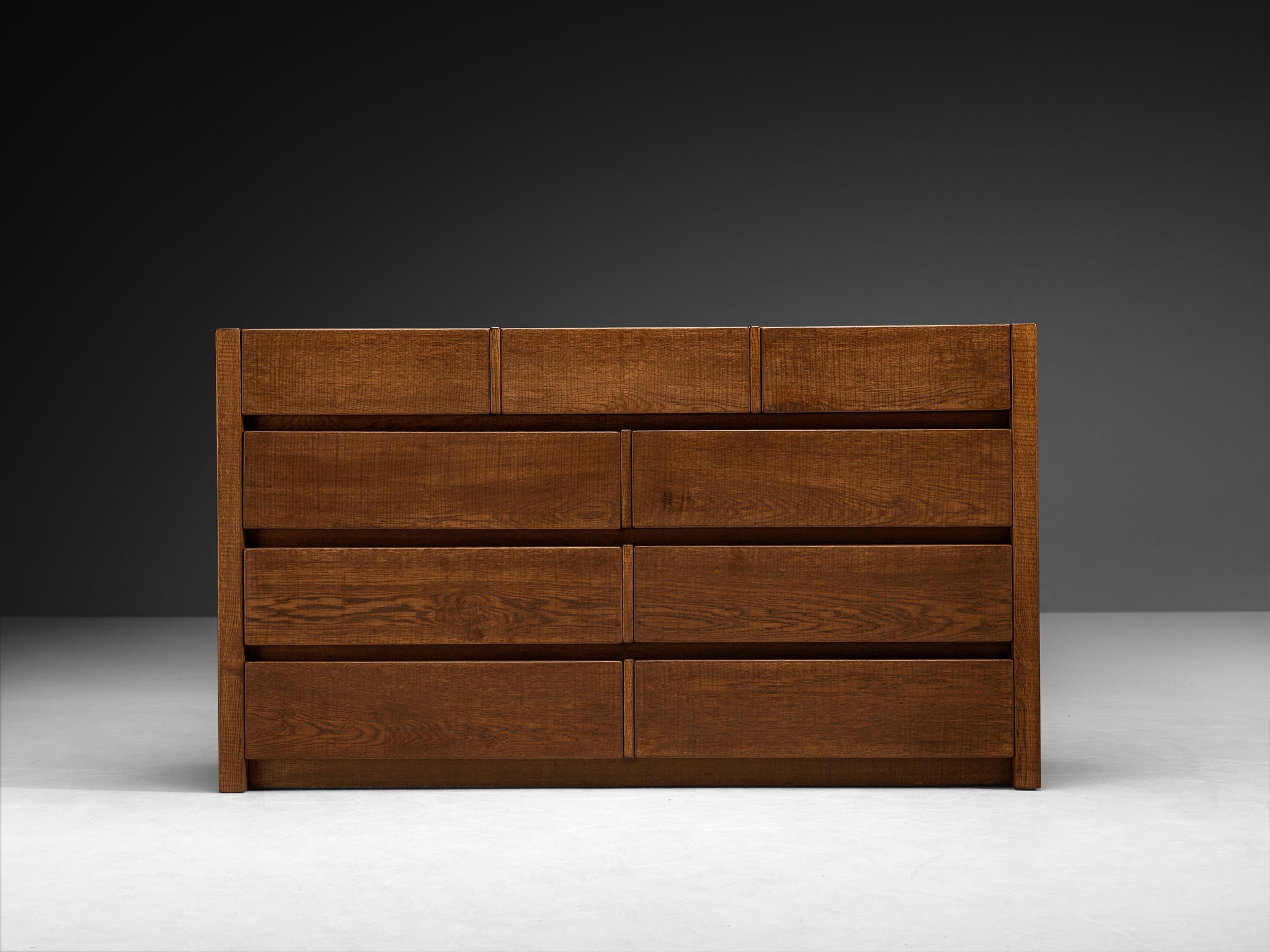 Giuseppe Rivadossi for Officina Rivadossi Chest of Drawers in Oak