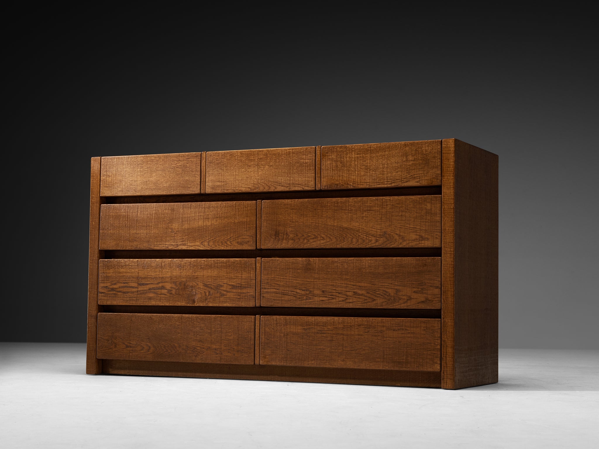 Giuseppe Rivadossi for Officina Rivadossi Chest of Drawers in Oak