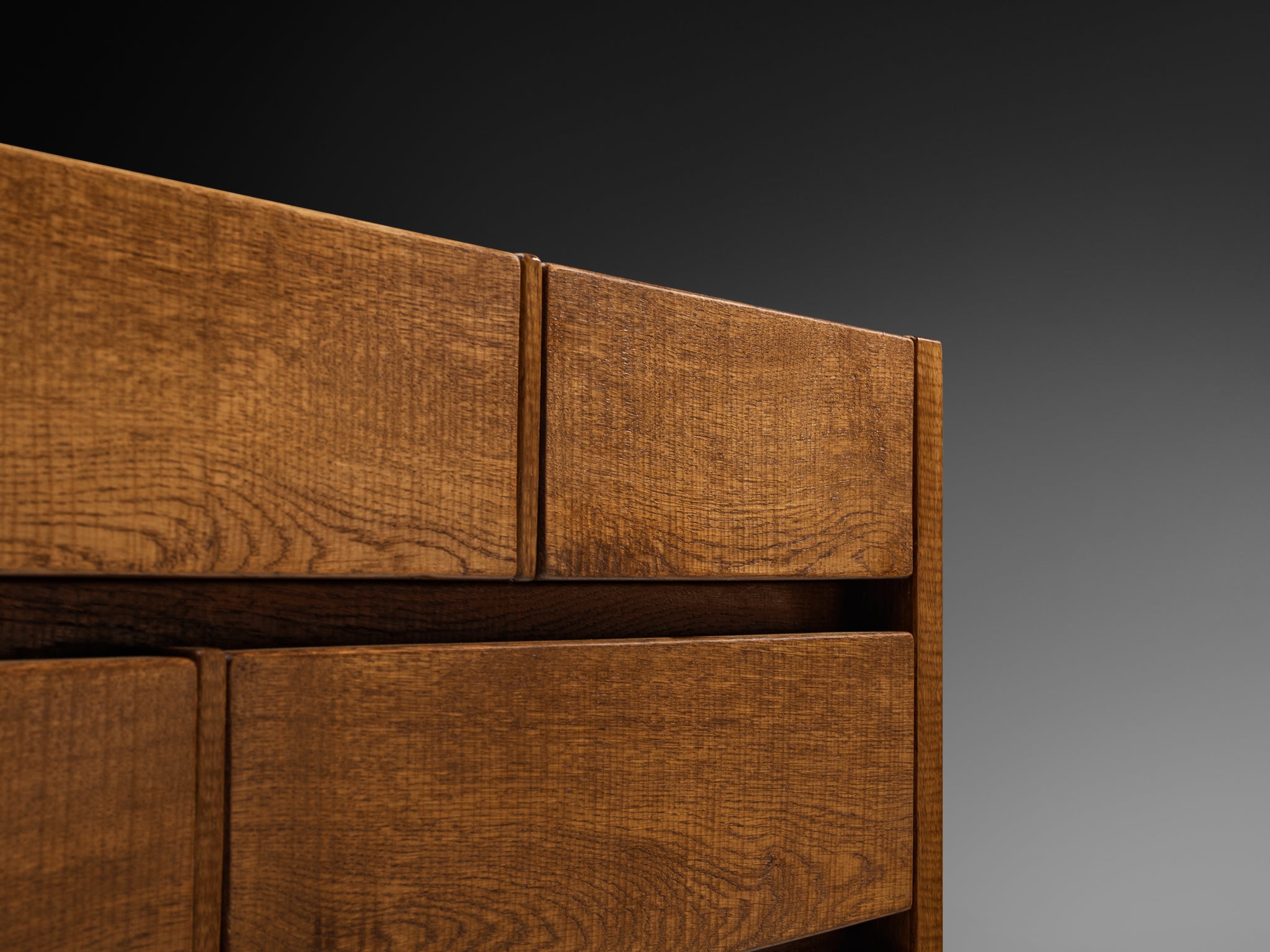 Giuseppe Rivadossi for Officina Rivadossi Chest of Drawers in Oak