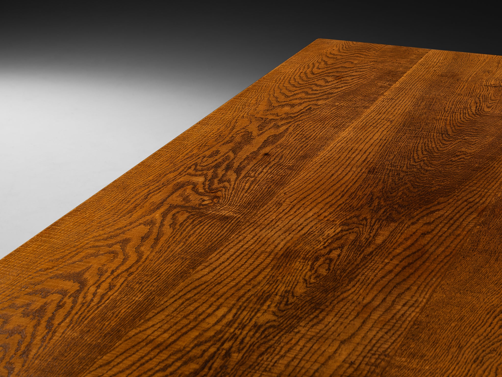 Giuseppe Rivadossi for Officina Rivadossi Trestle Dining Table in Oak Tables Morentz