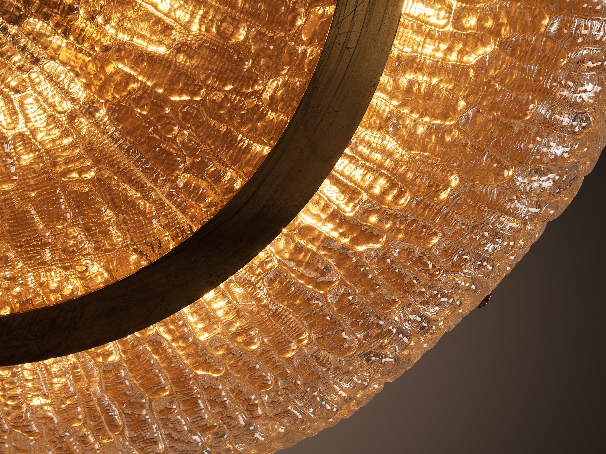 Exceptionally Large-Scaled Carl Fagerlund for Orrefors Glass Chandelier Lighting Morentz