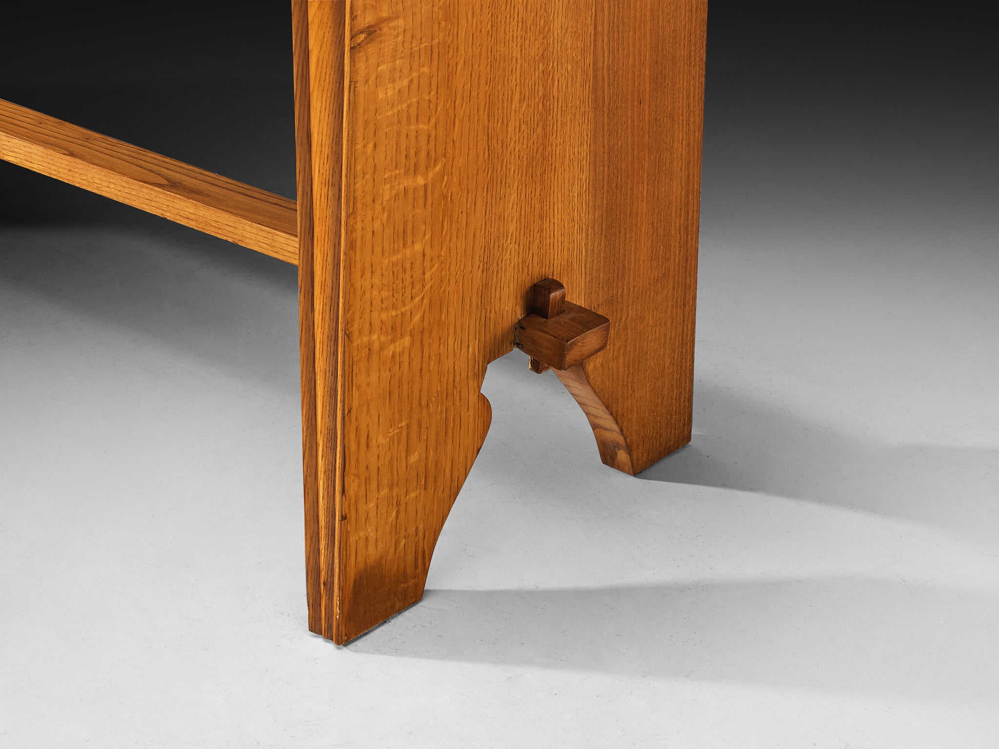 1940s Italian Mid-Century Modern High Cabinet in Chestnut Case pieces and storage cabinets Morentz