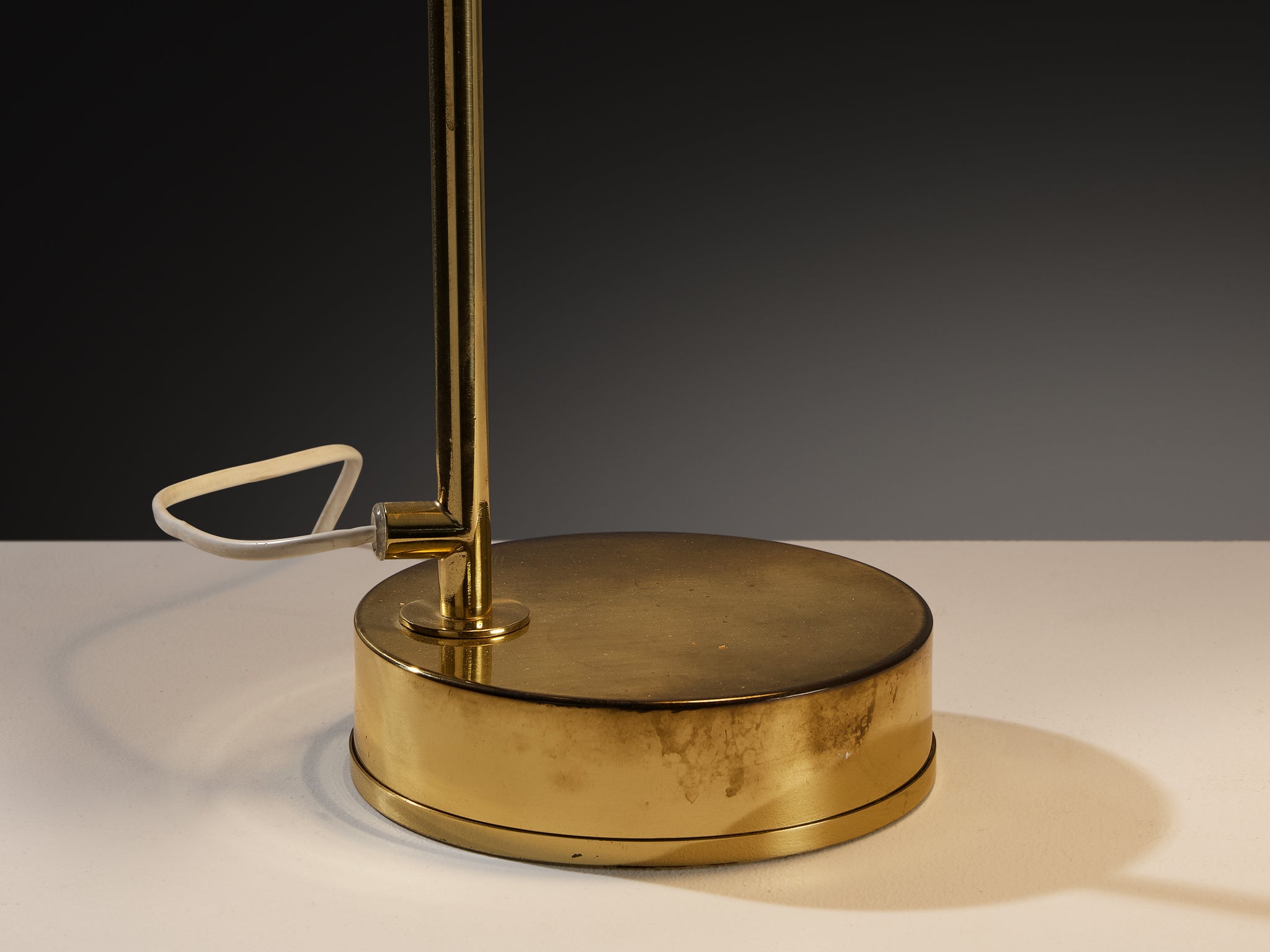 Hans Agne Jakobsson 'B140' Table Lamp in Brass with Silk Fringe Lighting Morentz