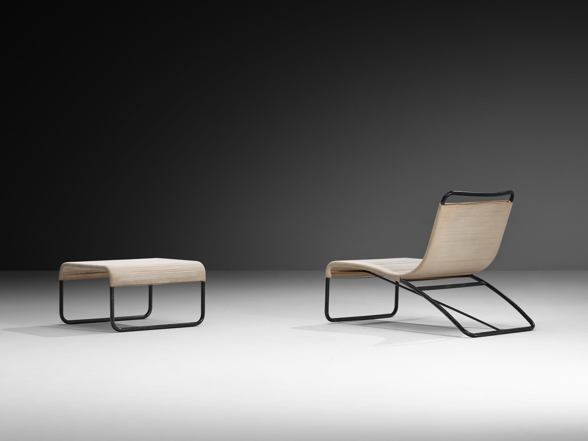 Hendrik Van Keppel & Taylor Green Pair of Lounge Chairs and Ottomans Seating Morentz