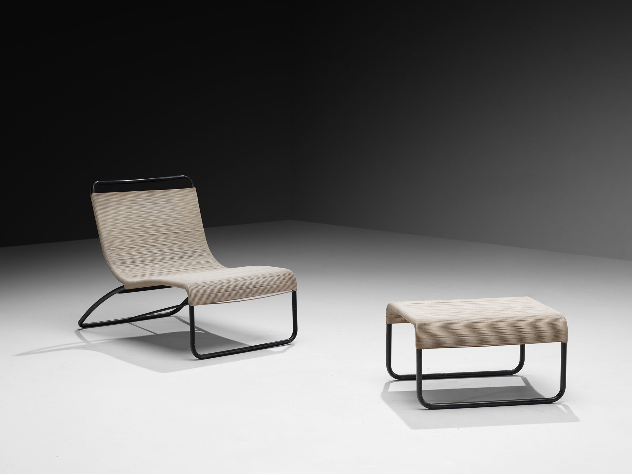 Hendrik Van Keppel & Taylor Green Pair of Lounge Chairs and Ottomans Seating Morentz