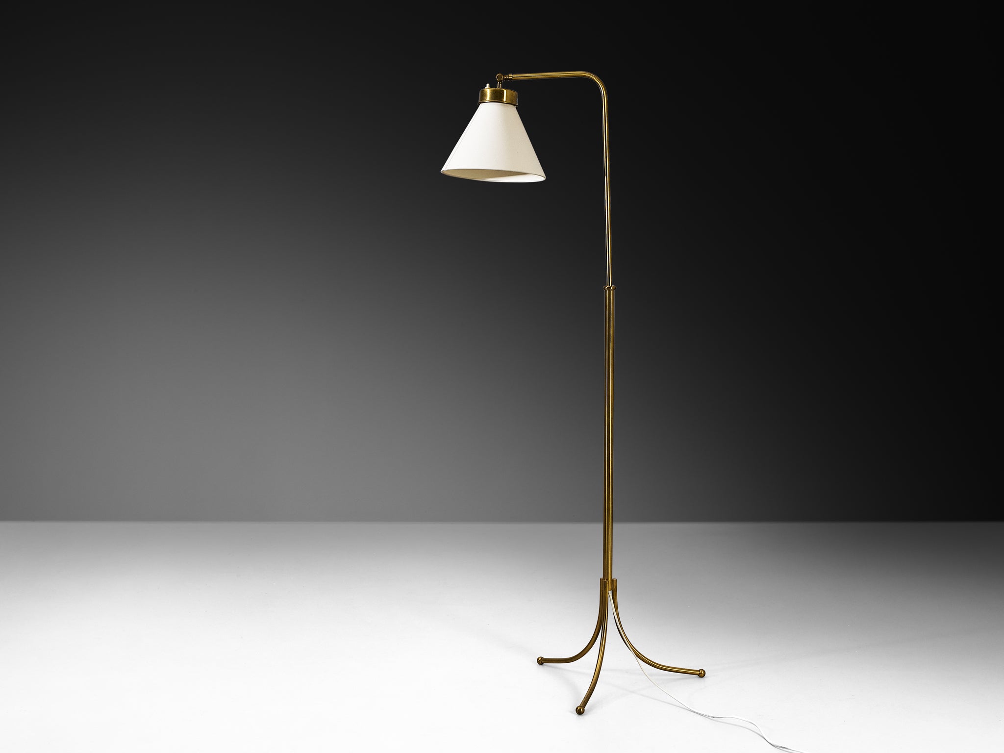 Early Edition Josef Frank for Svenskt Tenn '1842' Floor Lamp in Brass Lighting Morentz