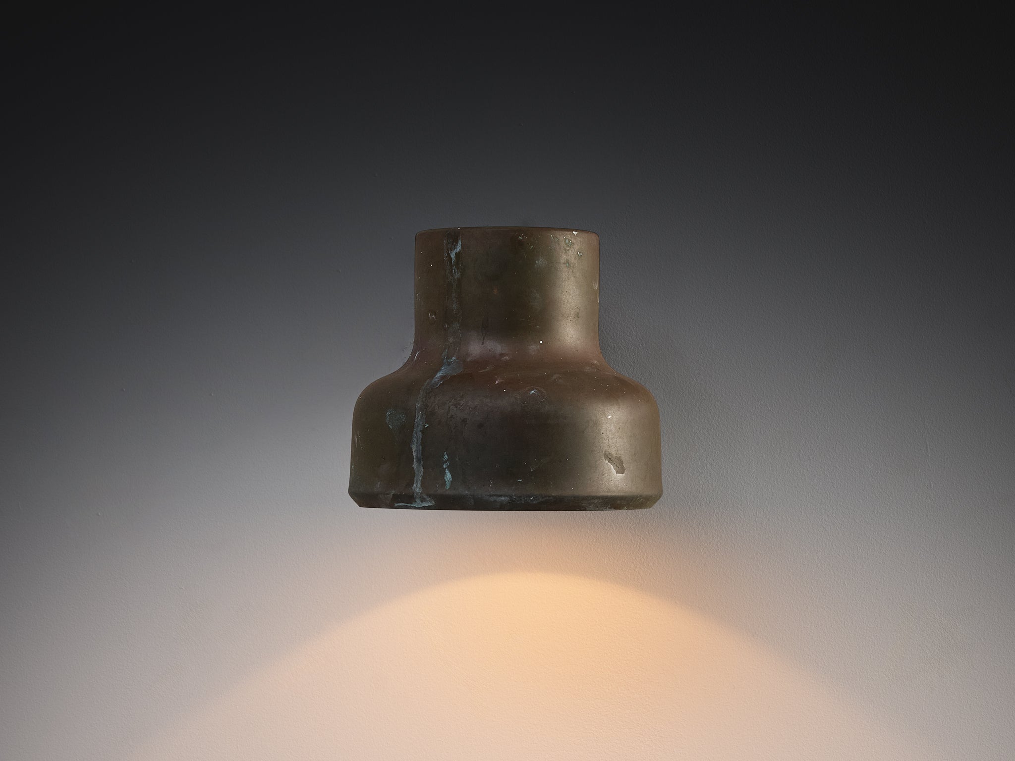 Anders Pehrson for Ateljé Lyktan 'Bumling Utomhus' Wall Light in Copper Lighting Morentz