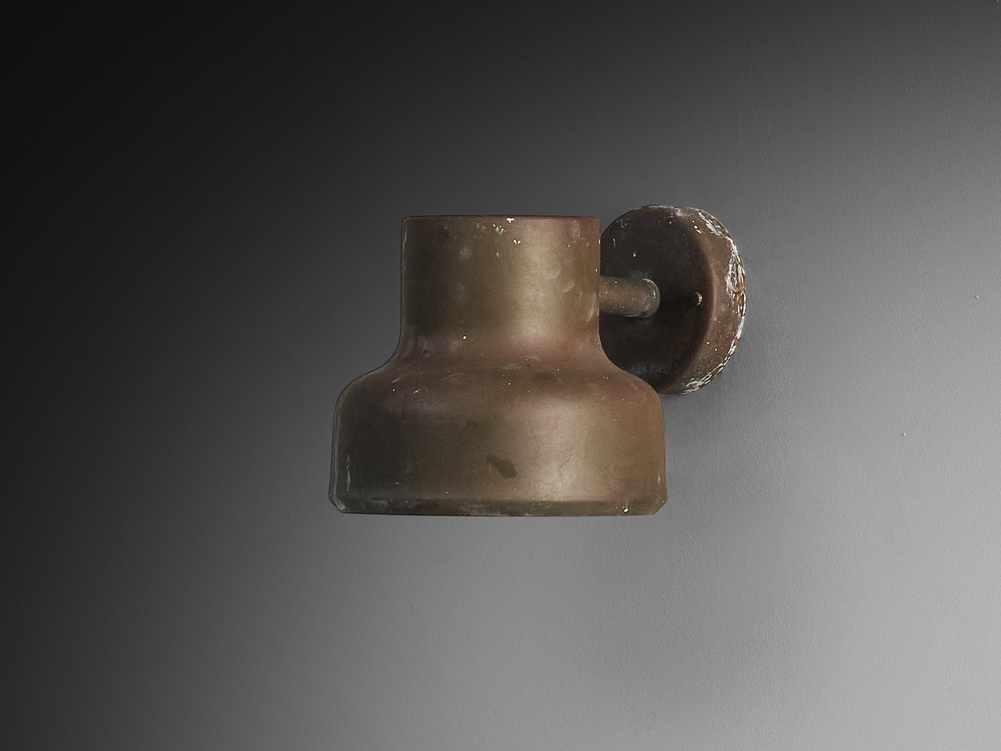 Anders Pehrson for Ateljé Lyktan 'Bumling Utomhus' Wall Light in Copper Lighting Morentz