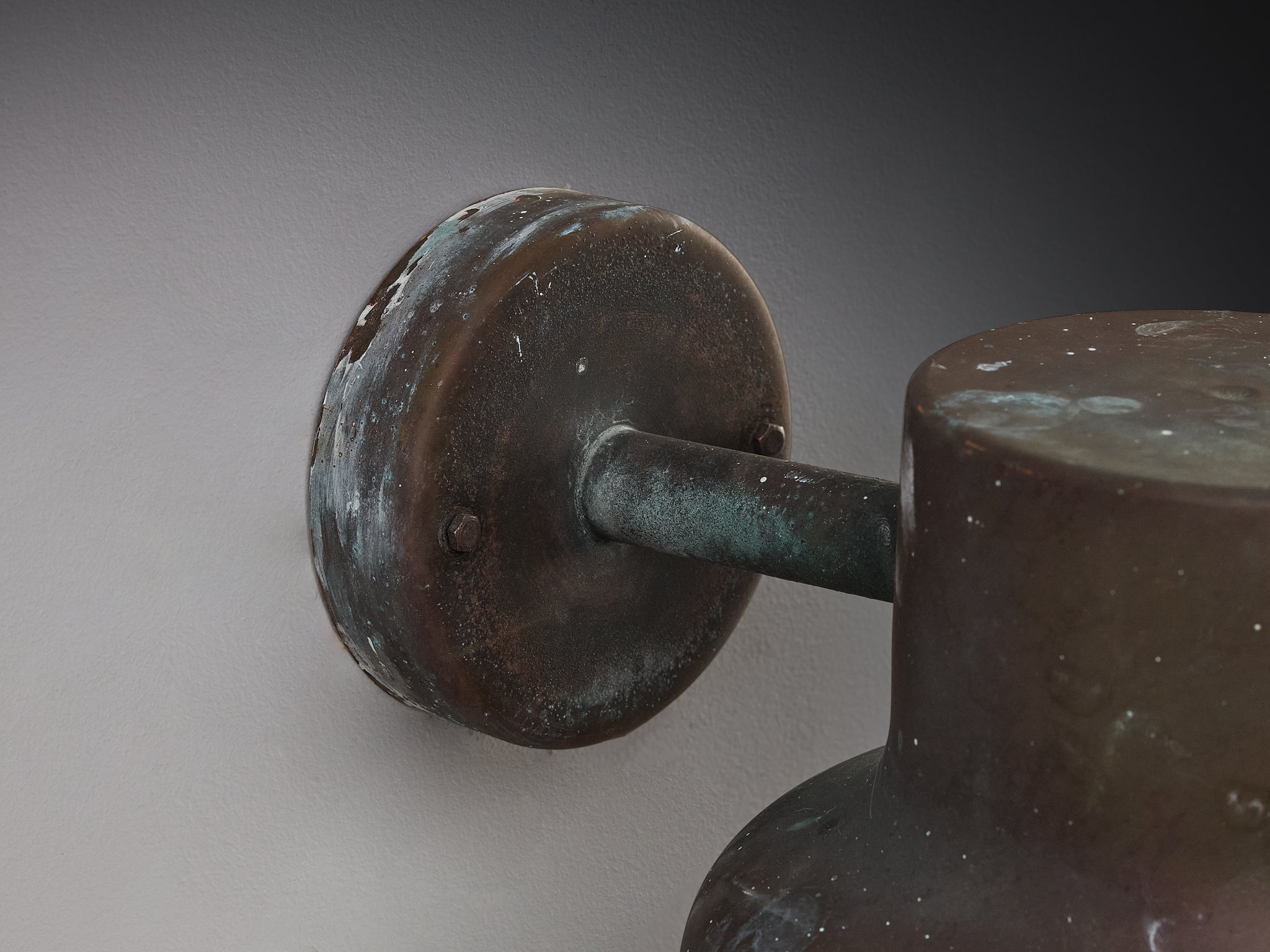 Anders Pehrson for Ateljé Lyktan 'Bumling Utomhus' Wall Light in Copper Lighting Morentz