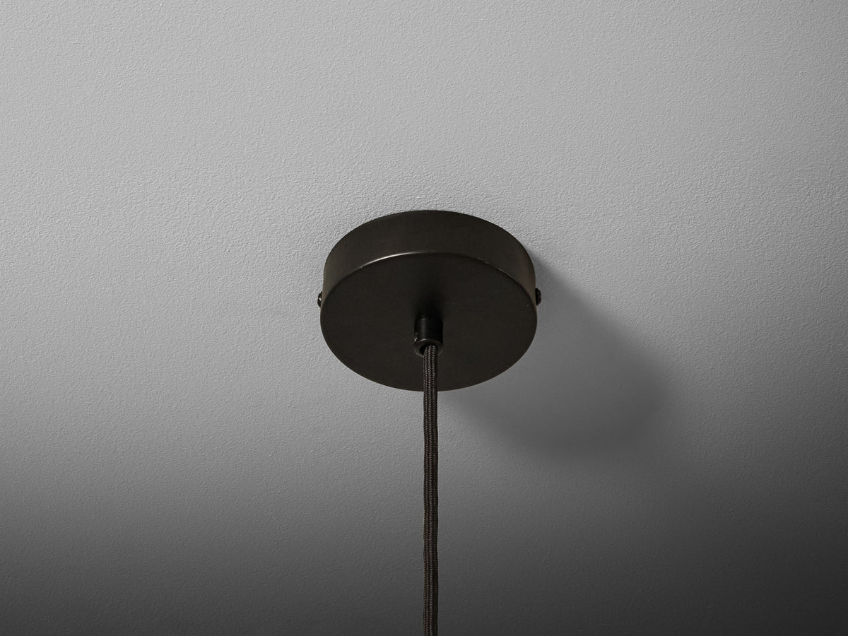 Hans Bergström for Ateljé Lyktan Pendants in Patinated Copper